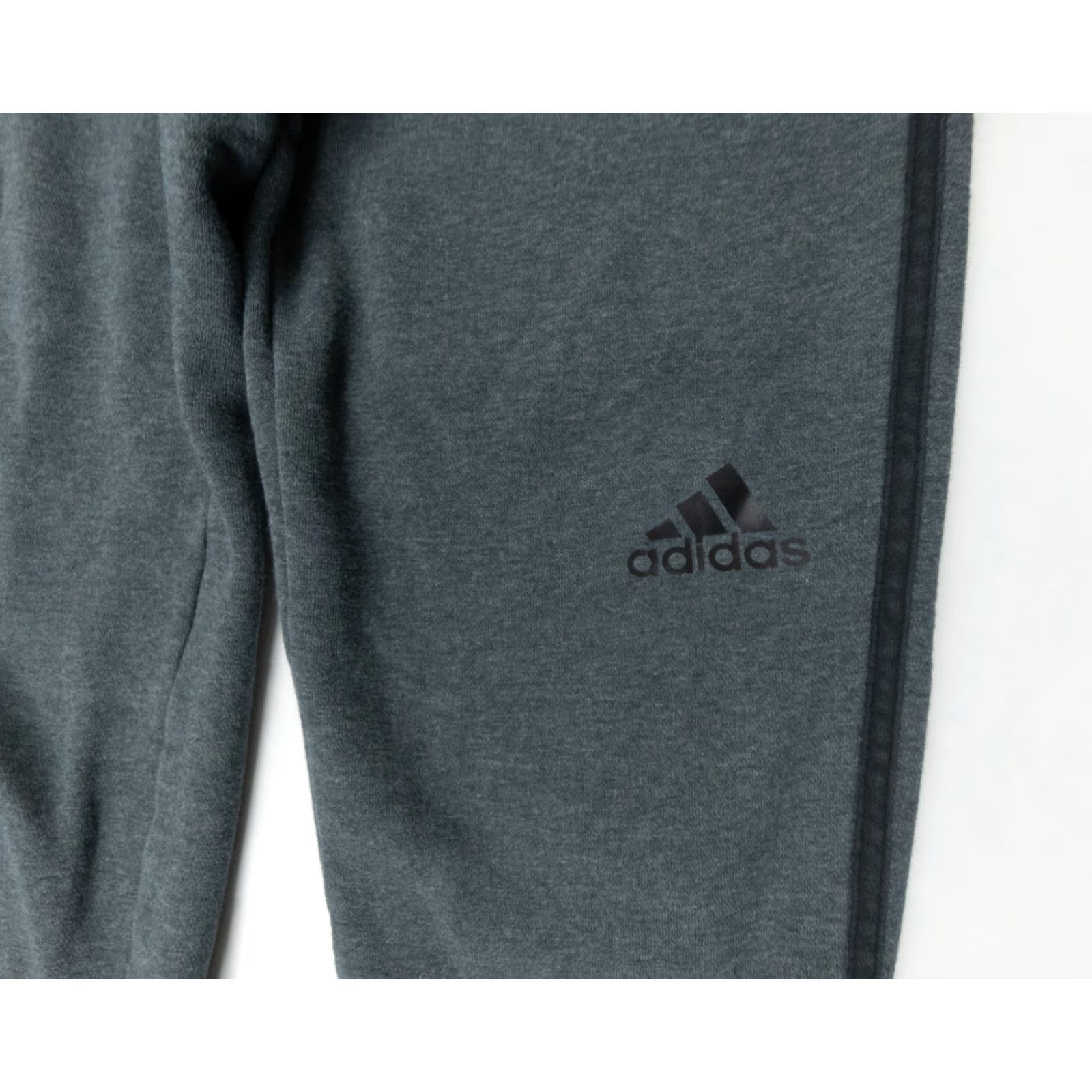 Adidas Adidas Sweatpants Adult Small Gray Activewear Casual 3 Stripes Size US 29 - 3 Thumbnail