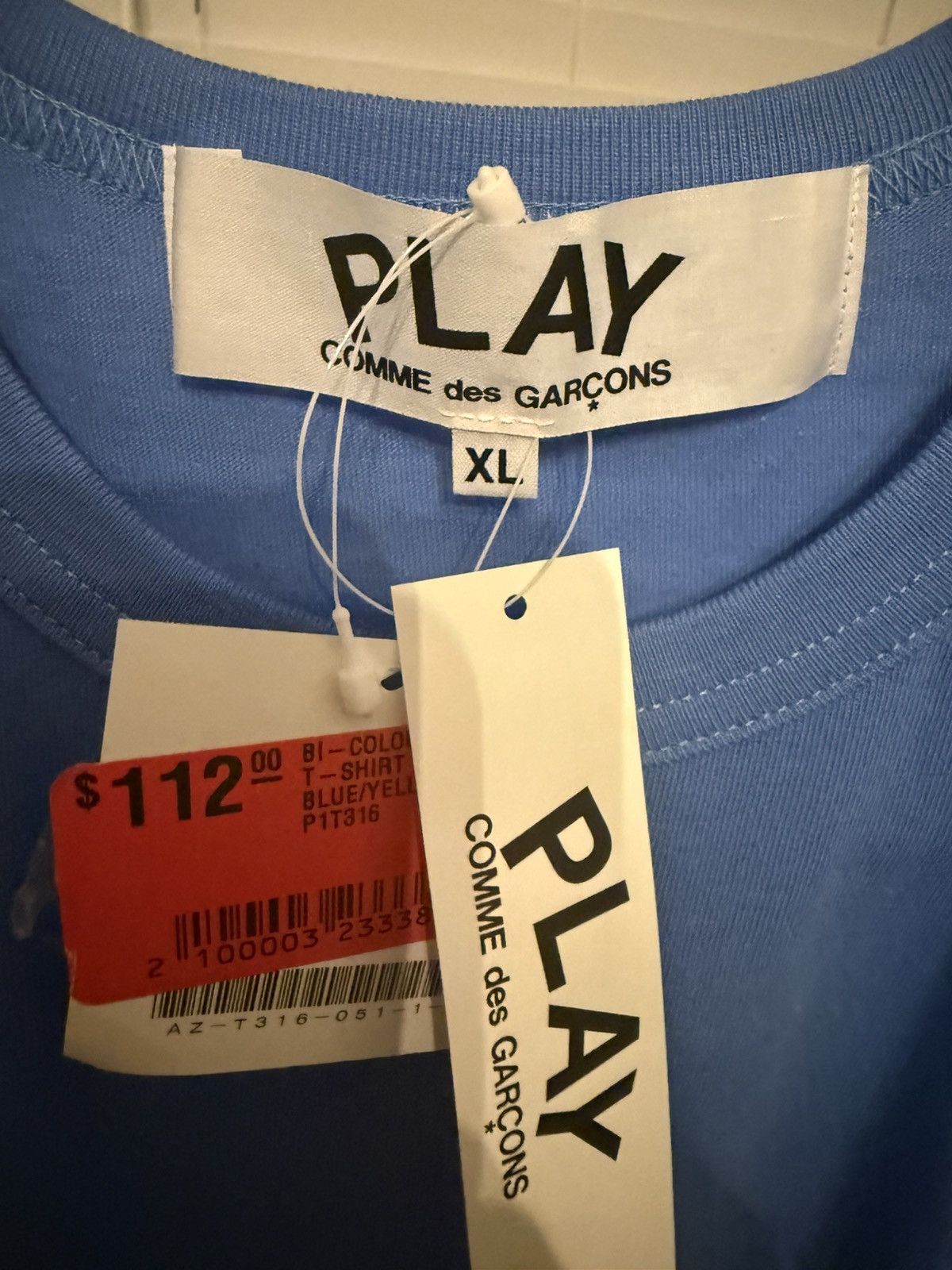 Comme des Garcons PLAY CDG play long sleeve Size US XL / EU 56 / 4 - 3 Thumbnail