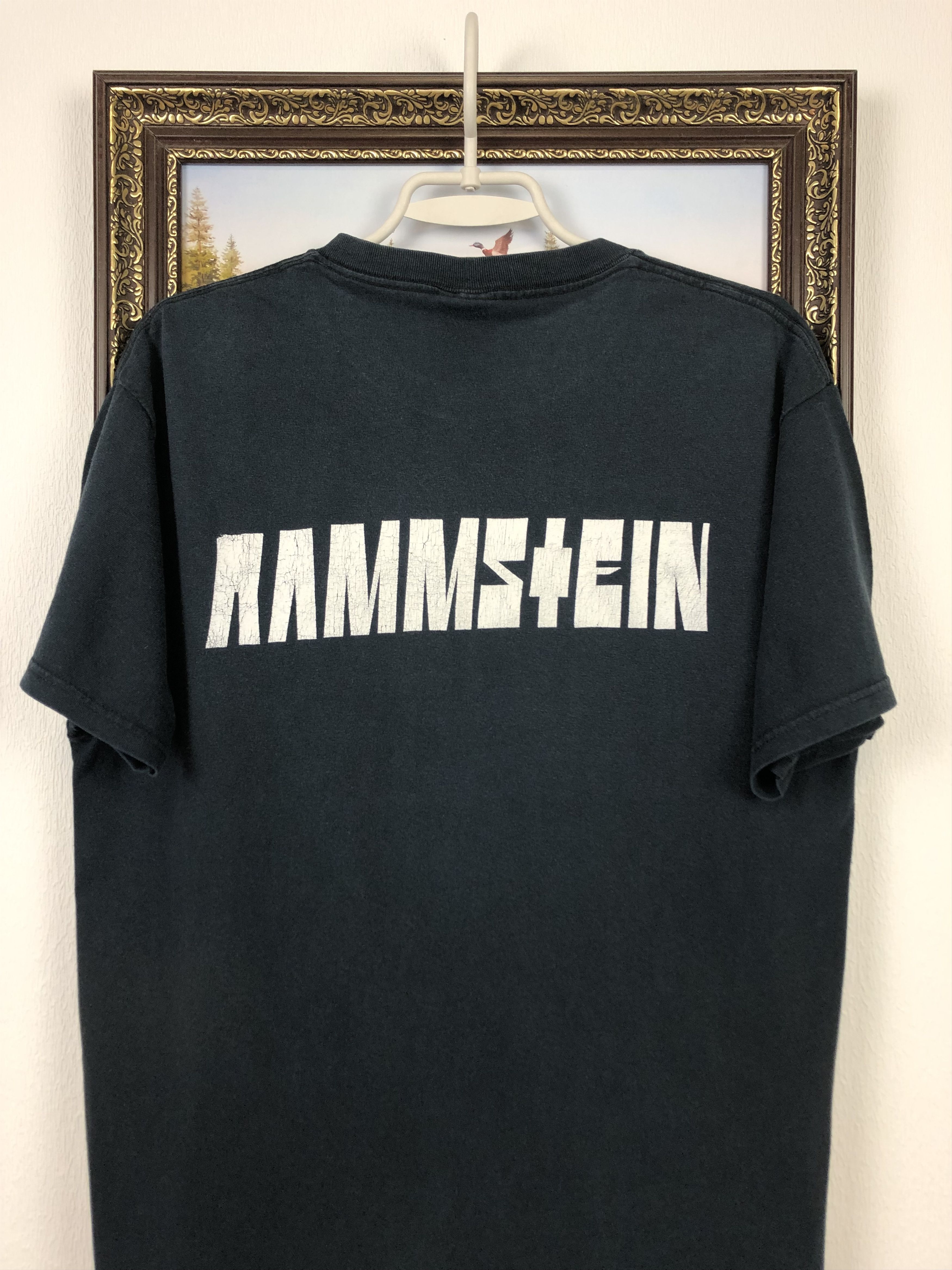 Band Tees Vintage Rammstein Tour Shirt Reise Reise 2004 Tee Rare Size US L / EU 52-54 / 3 - 12 Thumbnail