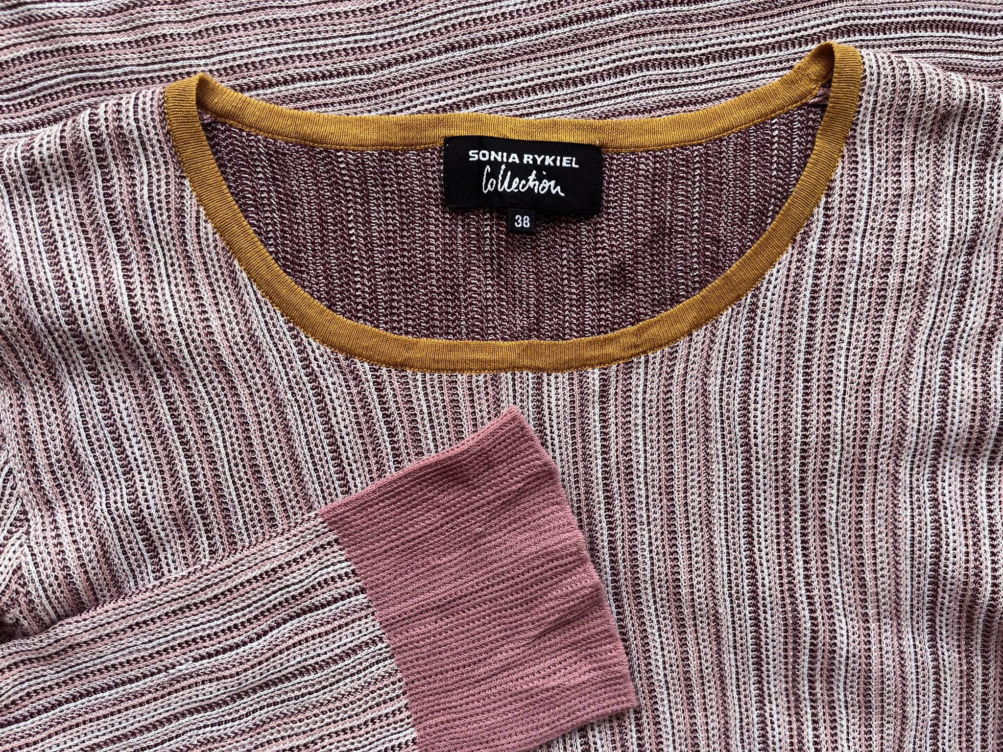 Sonia Rykiel SONIA RYKIEL Collection Knitted micro mini dress / tunic top Size S / US 4 / IT 40 - 4 Thumbnail