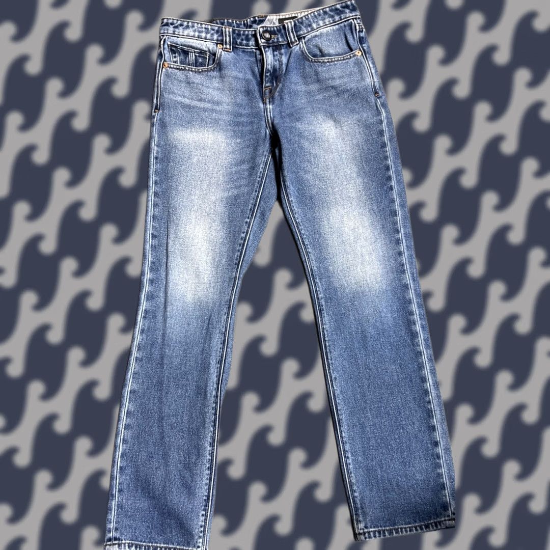 Volcom Volcom Jeans Men’s 28 Blue Denim Vorta Slim Fit Straight Leg Casual Jeans Mens Size US 28 / EU 44 - 1 Thumbnail