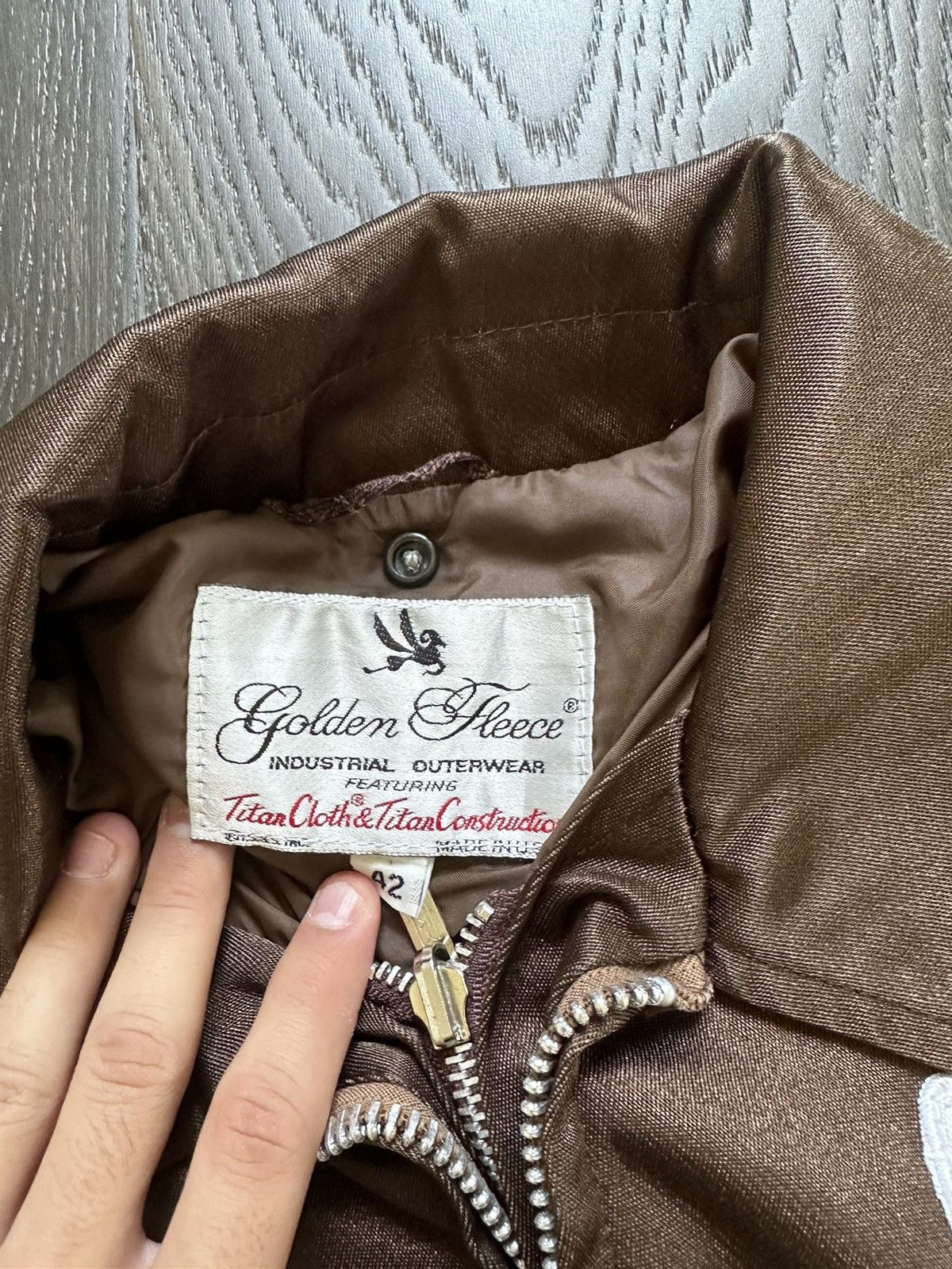 Vintage brown thrifted trucker jacket Size US M / EU 48-50 / 2 - 3 Thumbnail