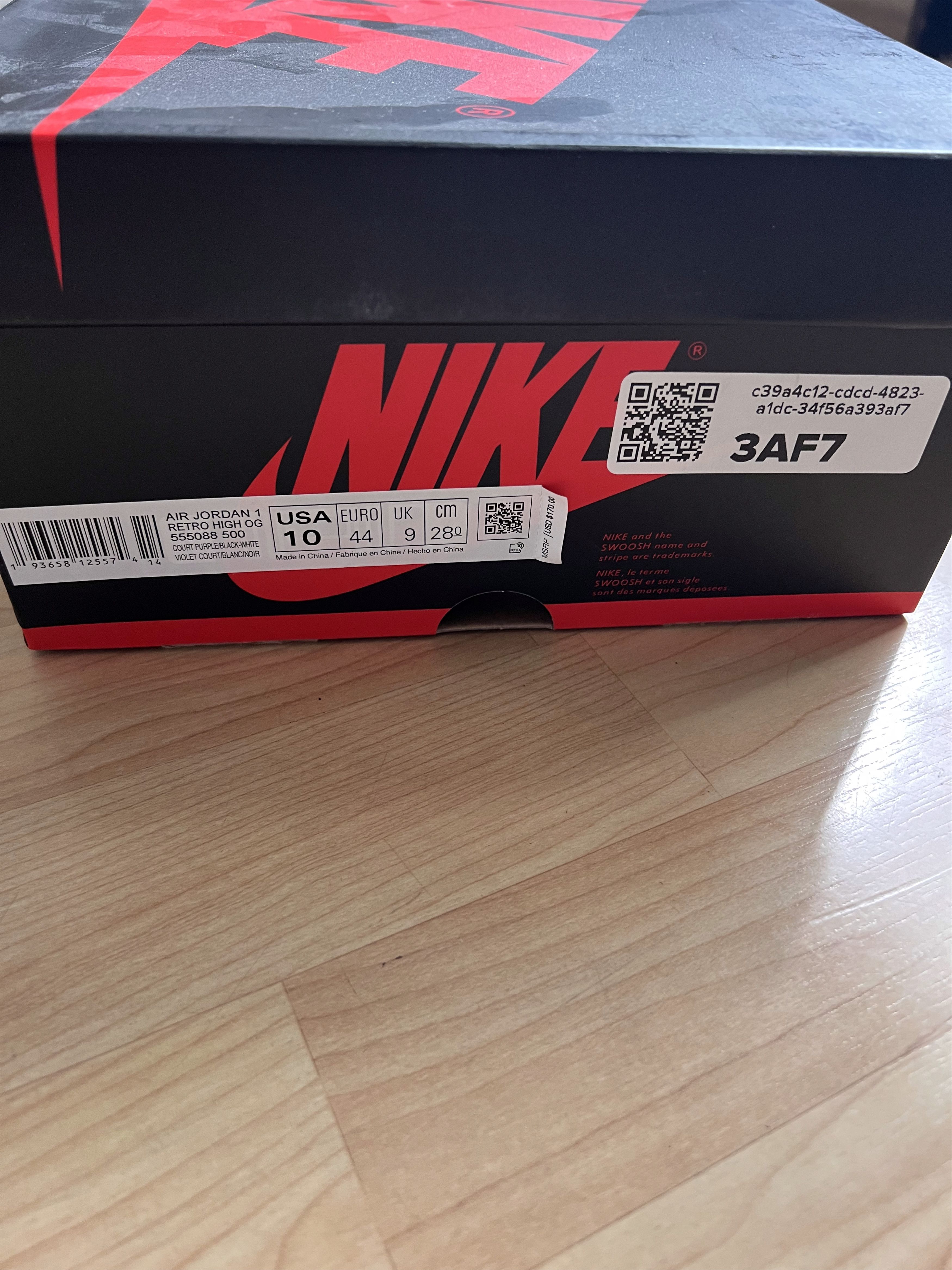 Jordan Brand Air Jordan 1 Court purple Size US 10 / EU 43 - 9 Thumbnail