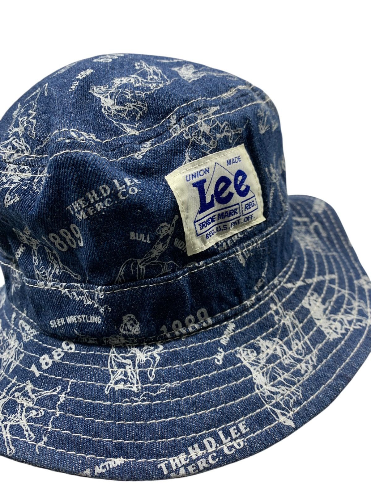Japanese Brand × Kapital × Vintage Lee union Made Bucket Hats Size ONE SIZE - 4 Thumbnail