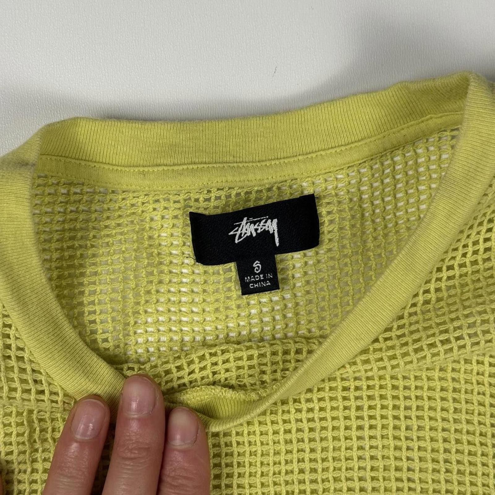 Stussy Stussy yellow mesh top Size M / US 6-8 / IT 42-44 - 2 Thumbnail
