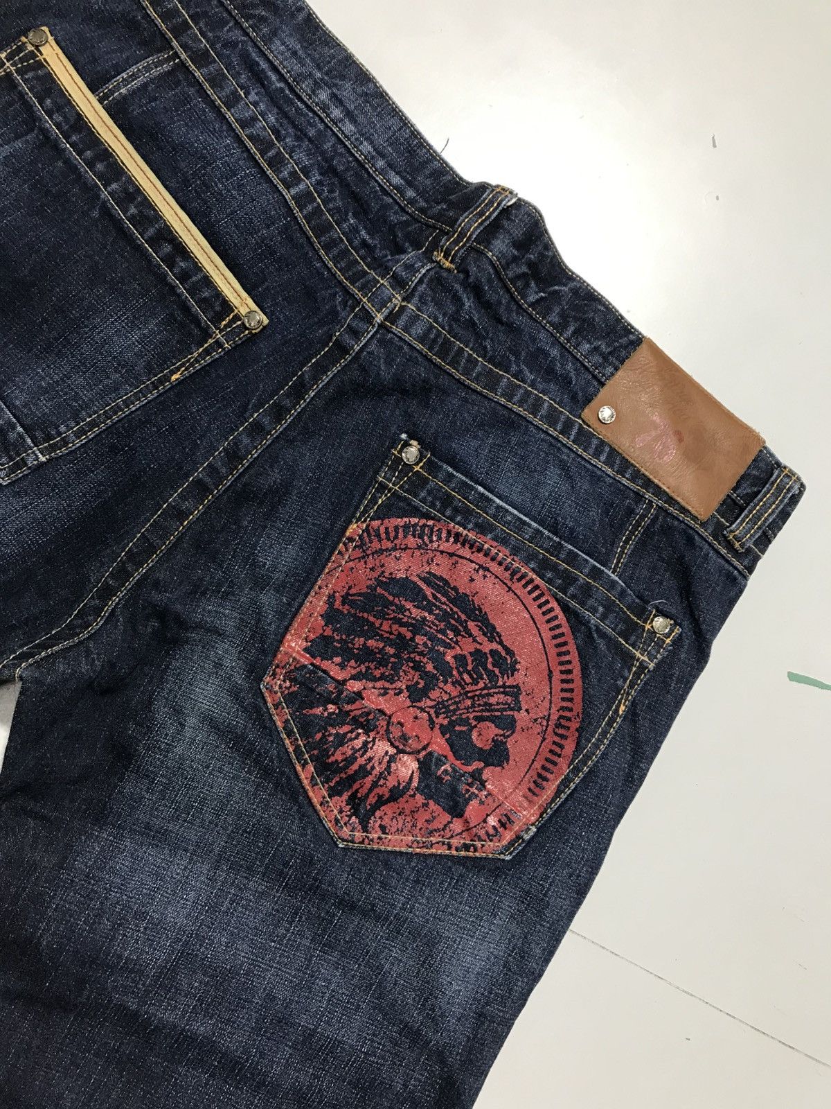 JNCO Vintage heritage america embroidered denim Size US 42 / EU 58 - 12 Thumbnail