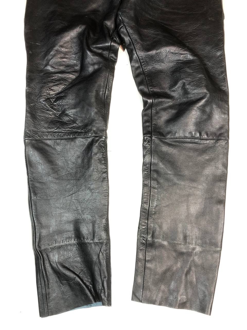 Vintage Leder Vintage Arizona Biker Moto Leather Pants Size US 36 / EU 52 - 3 Thumbnail