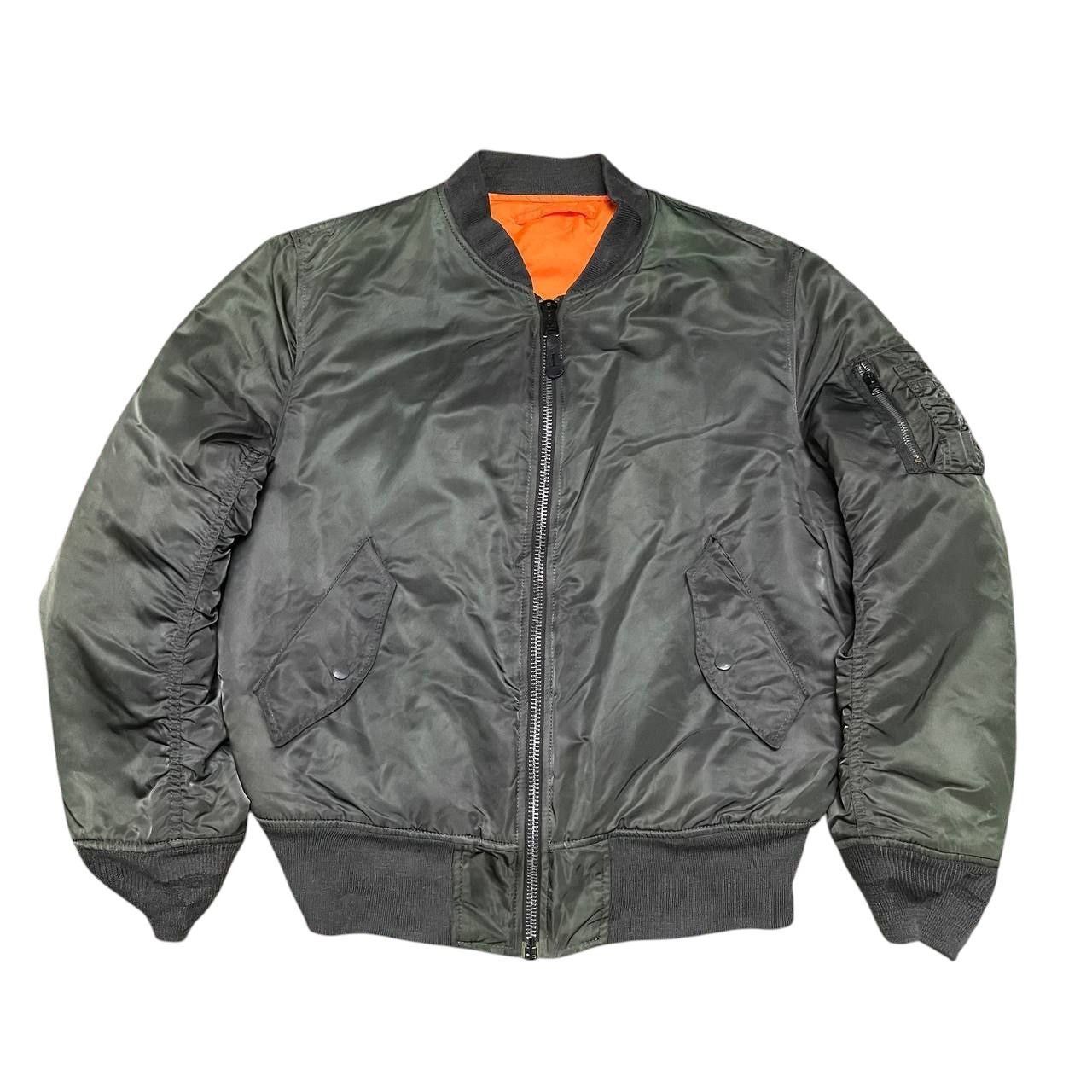 Alpha Industries Vintage Alpha Industries Ma 1 Flight Bomber Jacket Size US M / EU 48-50 / 2 - 1 Thumbnail