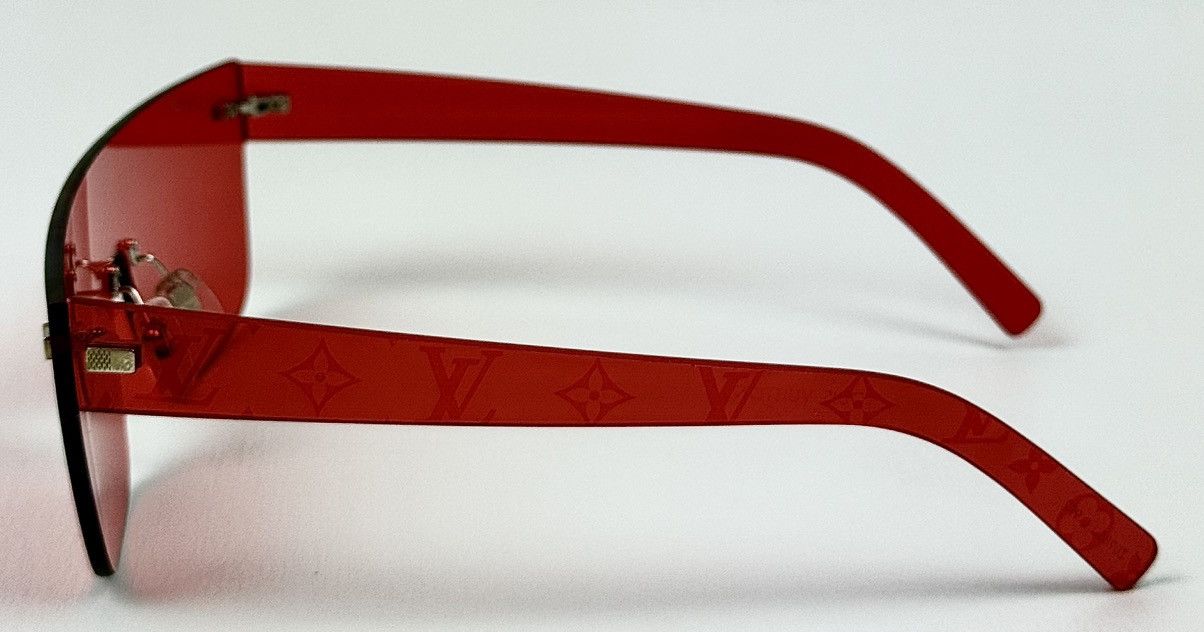 Louis Vuitton × Supreme Louis Vuitton - Supreme - AW2017 - City Mask Sunglasses Size ONE SIZE - 17 Thumbnail