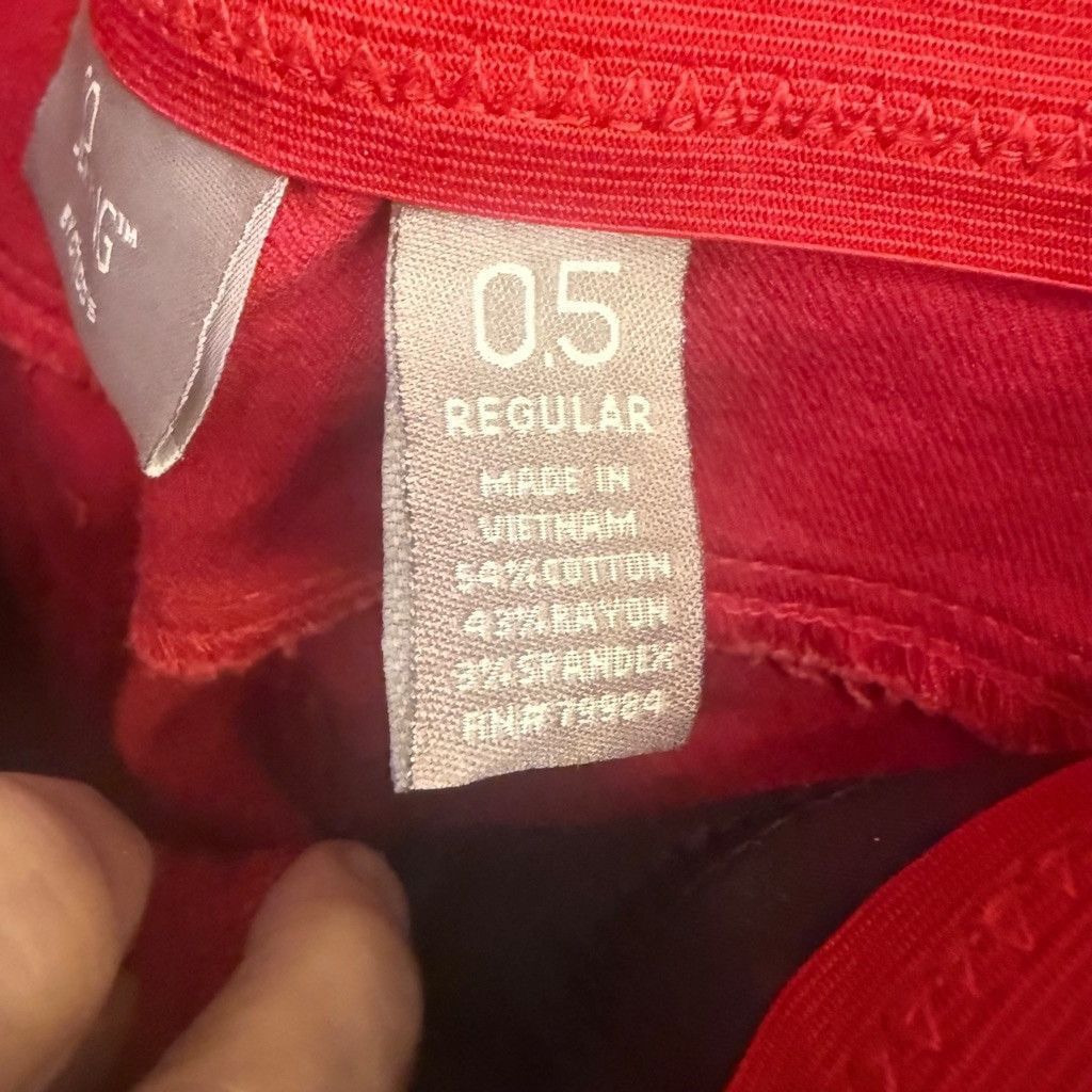 Chicos Women's Chico's red So Slimming Pants Size 0.5 Red Size 28" / US 6 / IT 42 - 6 Thumbnail