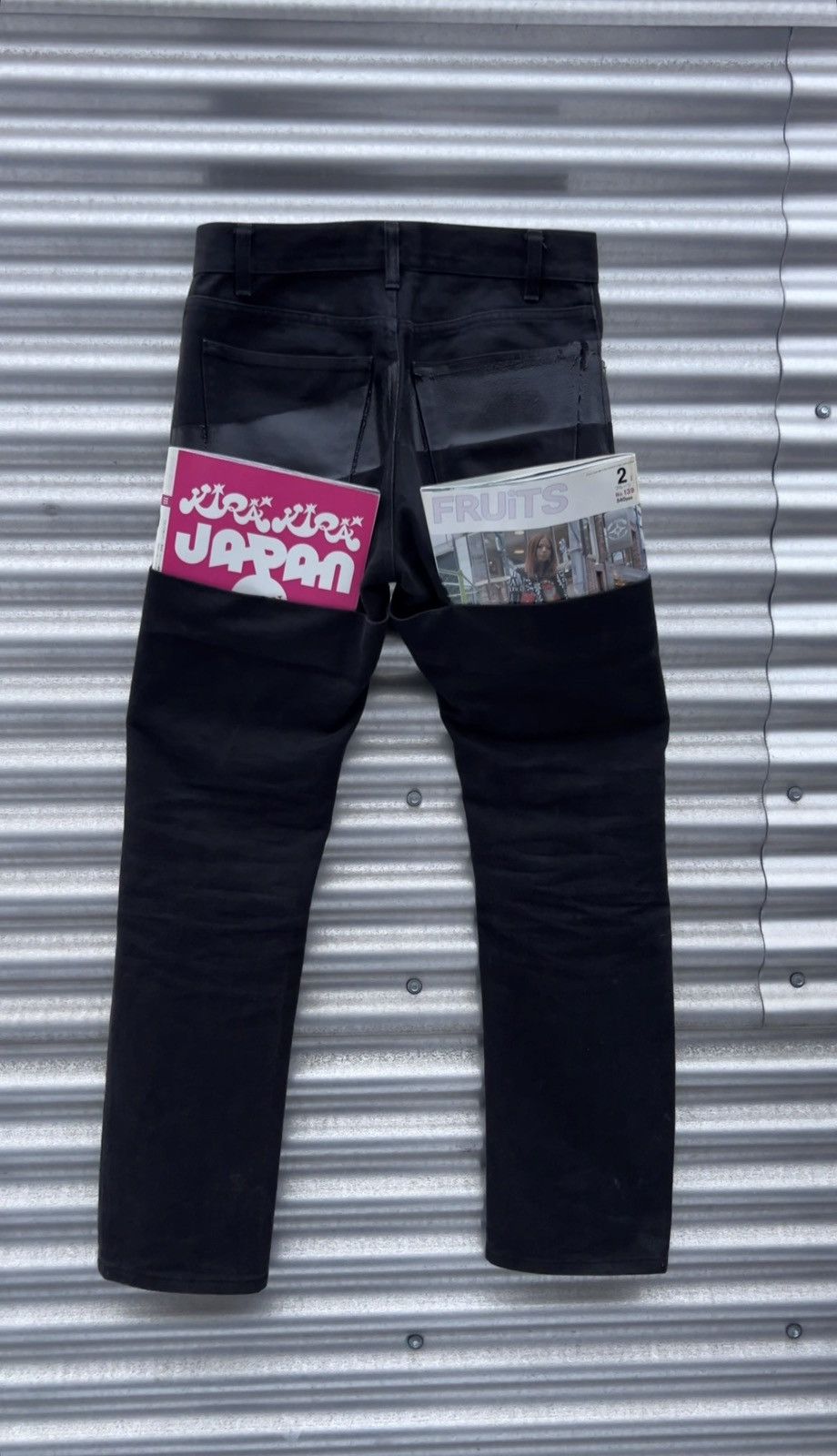 Helmut Lang Helmut Lang Rubber Paint Stripe holster Jeans Size US 30 / EU 46 - 2 Thumbnail