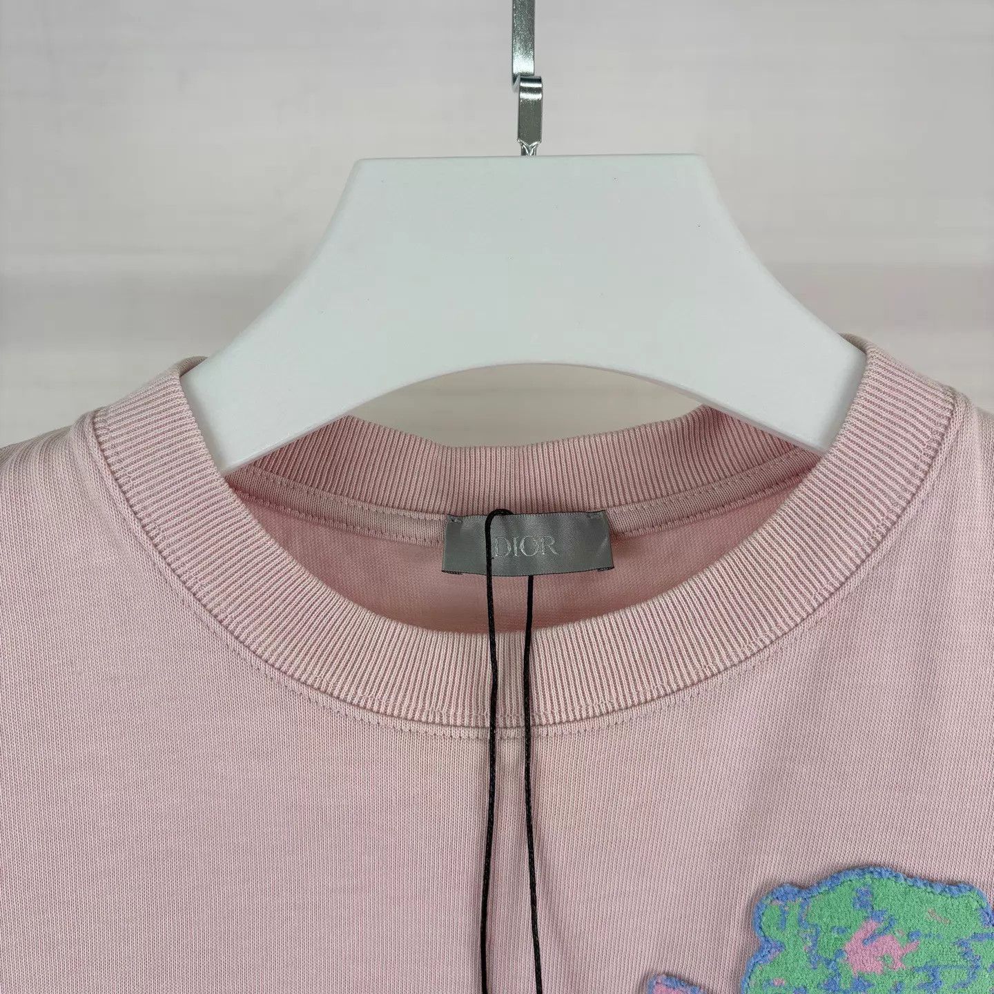 Dior Dior new pink floral embroidery short-sleeve M Size M / US 6-8 / IT 42-44 - 3 Thumbnail