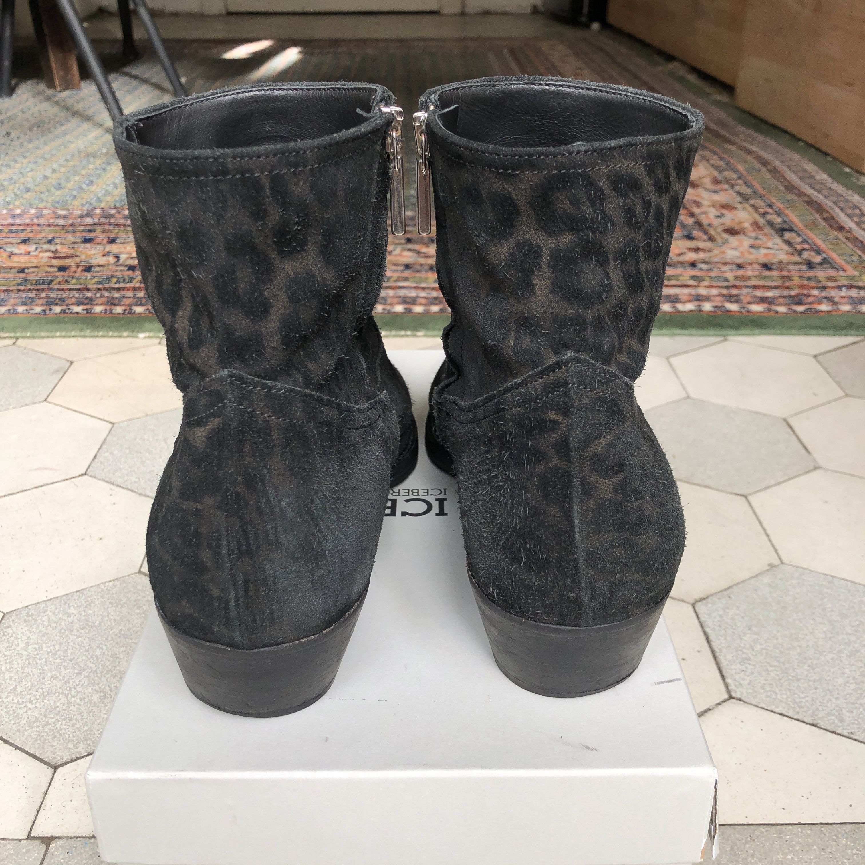 ALESSANDRO VASINI Alessandro Vasini Sonny Stiefletten 40 mm Absatz Leopard Size US 10.5 / EU 43-44 - 5 Thumbnail