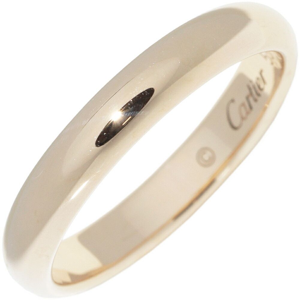 Cartier Cartier Cartier 1895 Wedding Ring Au750 Ring Size 14.5 Crocodile skin Ring B40312 DUTY FREE for USA Size ONE SIZE - 1 Thumbnail