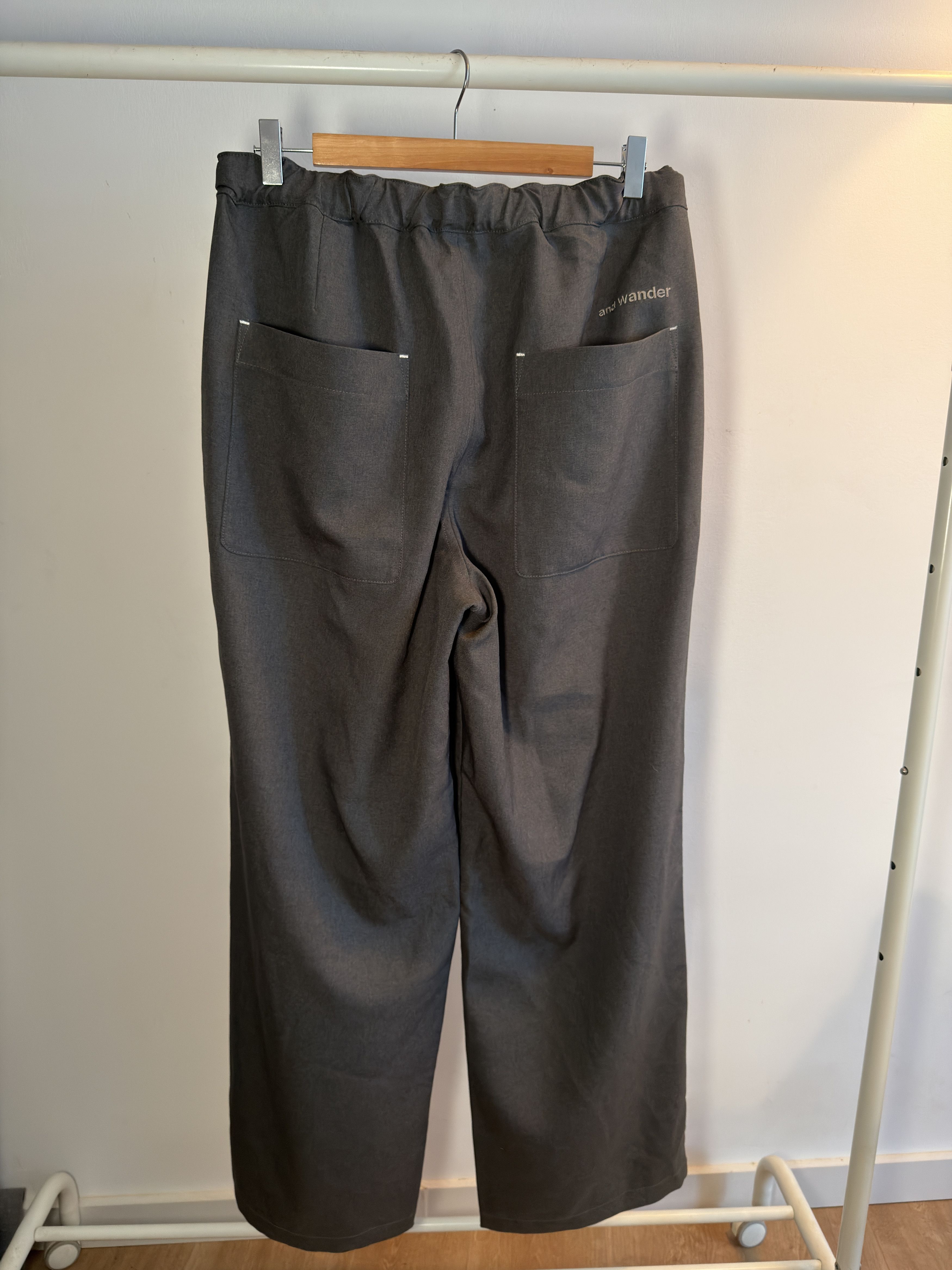 And Wander And Wander PE Melange Twill Wide Pants in Gray Size US 34 / EU 50 - 2 Thumbnail