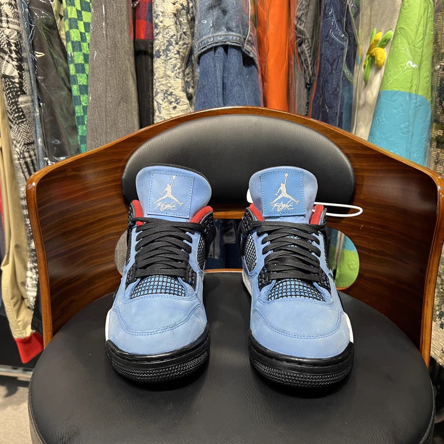 Jordan Brand Air Jordan 4 × Travis Scott Sneakers K15 Size US 10 / EU 43 - 2 Thumbnail