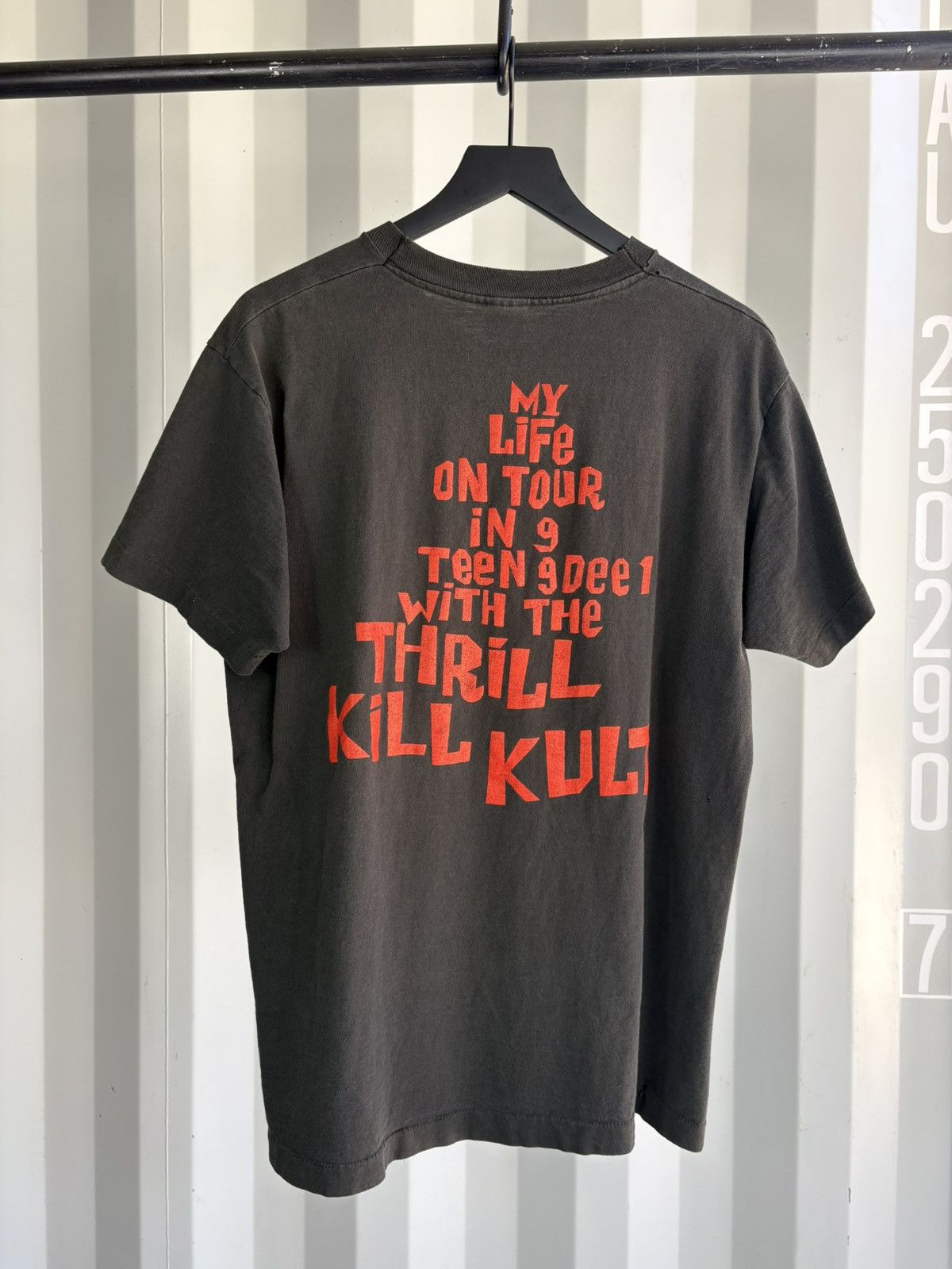 Band Tees Vintage Thrill Kill Kult Distressed Faded Shirt Grunge Band Size US XL / EU 56 / 4 - 3 Thumbnail