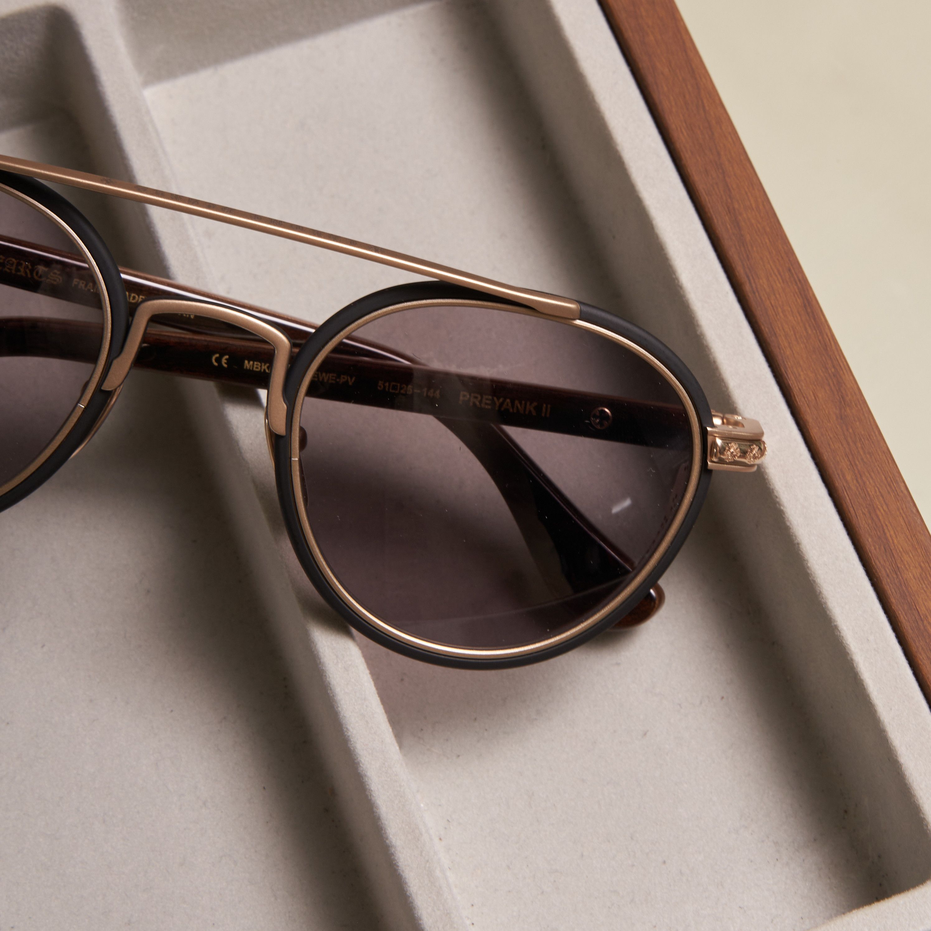 Chrome Hearts CHROME HEARTS PREYANK II Matte Black / Matte Gold Plated Size ONE SIZE - 11 Thumbnail