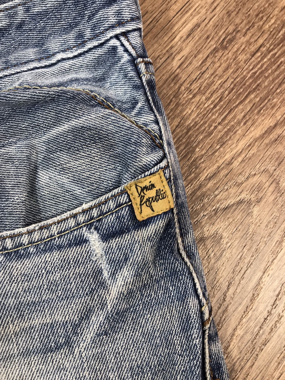 Japanese Brand × Vintage Vintage Denim Republic Jeans Size US 32 / EU 48 - 9 Thumbnail