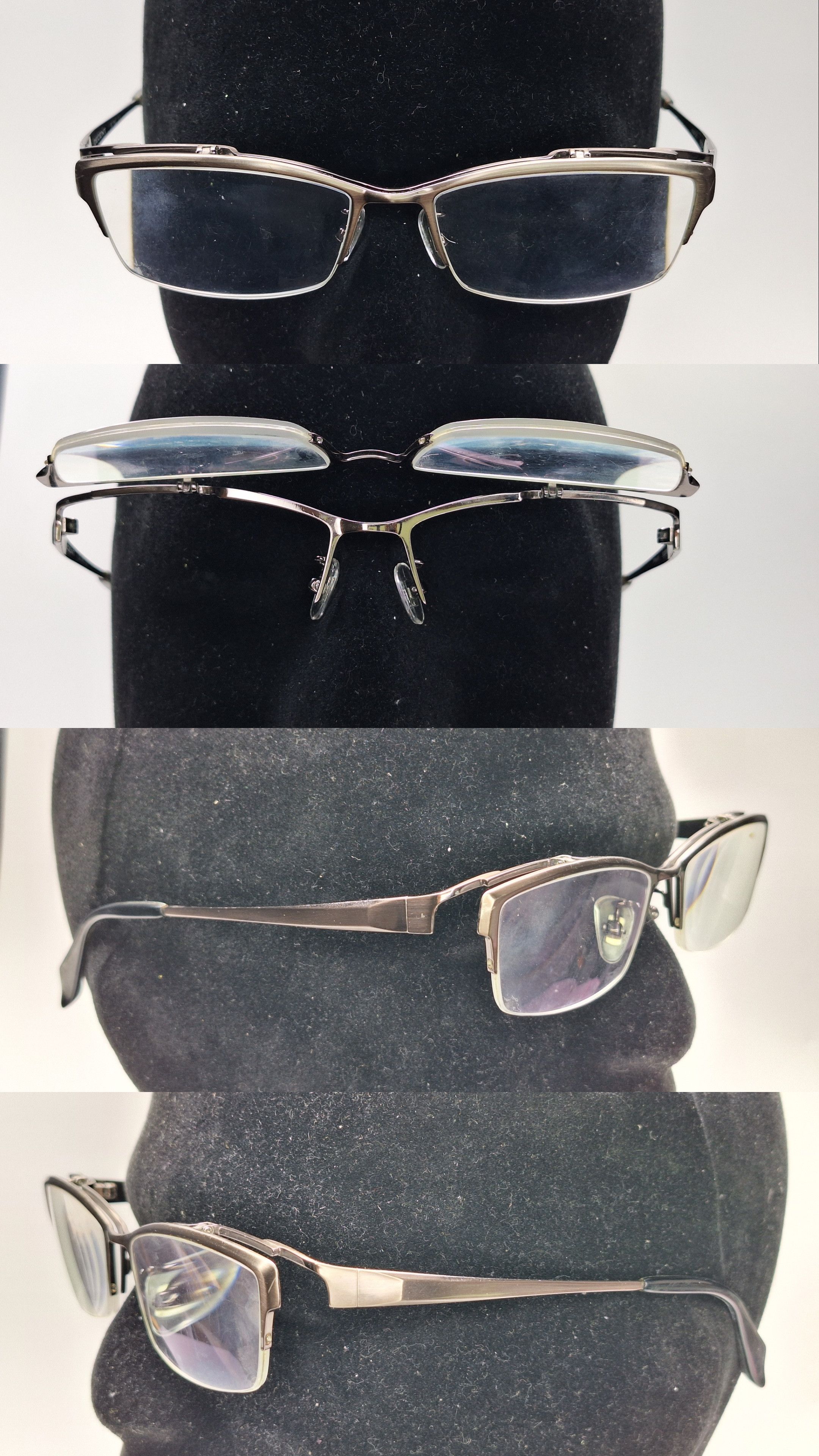 Vintage DECENT DC-3461 Hasegawa Sabae Titanium Flip-Up Eyeglass Size ONE SIZE - 6 Thumbnail