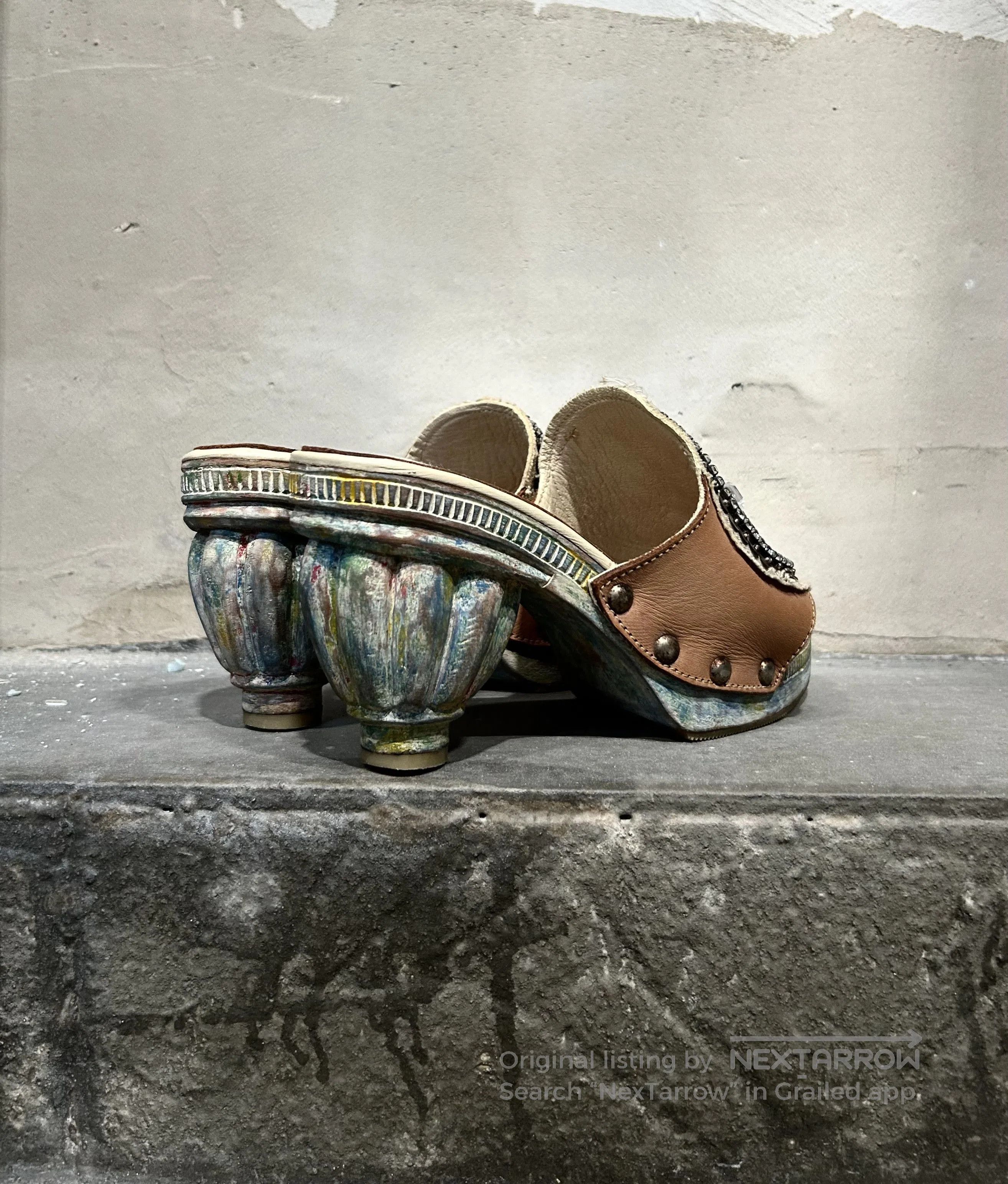Share Spirit Homme Share Spirit Handmade Crystal Sole Heels. Size US 6 / IT 36 - 3 Thumbnail