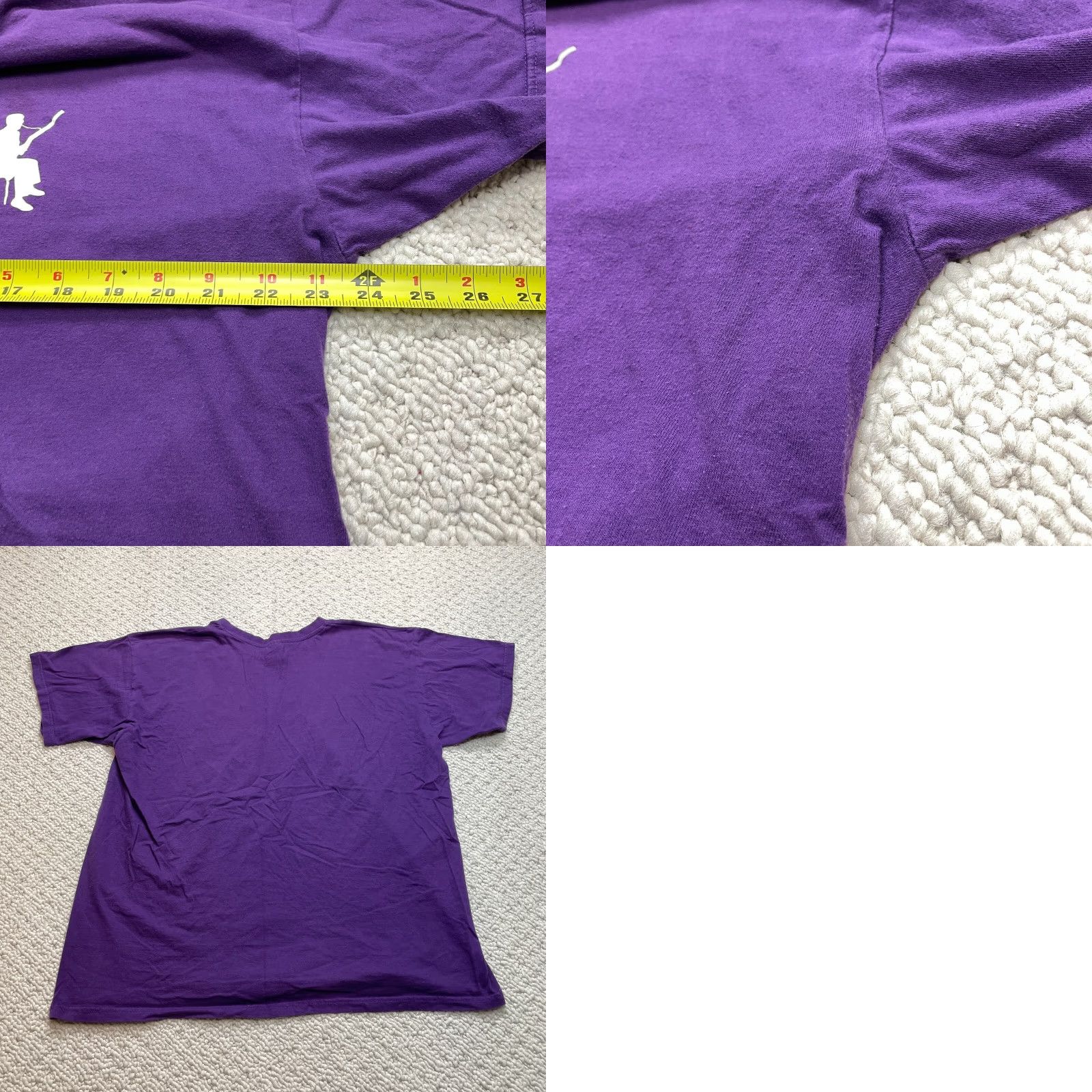 Vintage B&C Collection Shirt Mens 2XL Purple Evolution Jazz Music Logo Short Sleeve Crew Neck T-Shirt Size US XXL / EU 58 / 5 - 8 Thumbnail