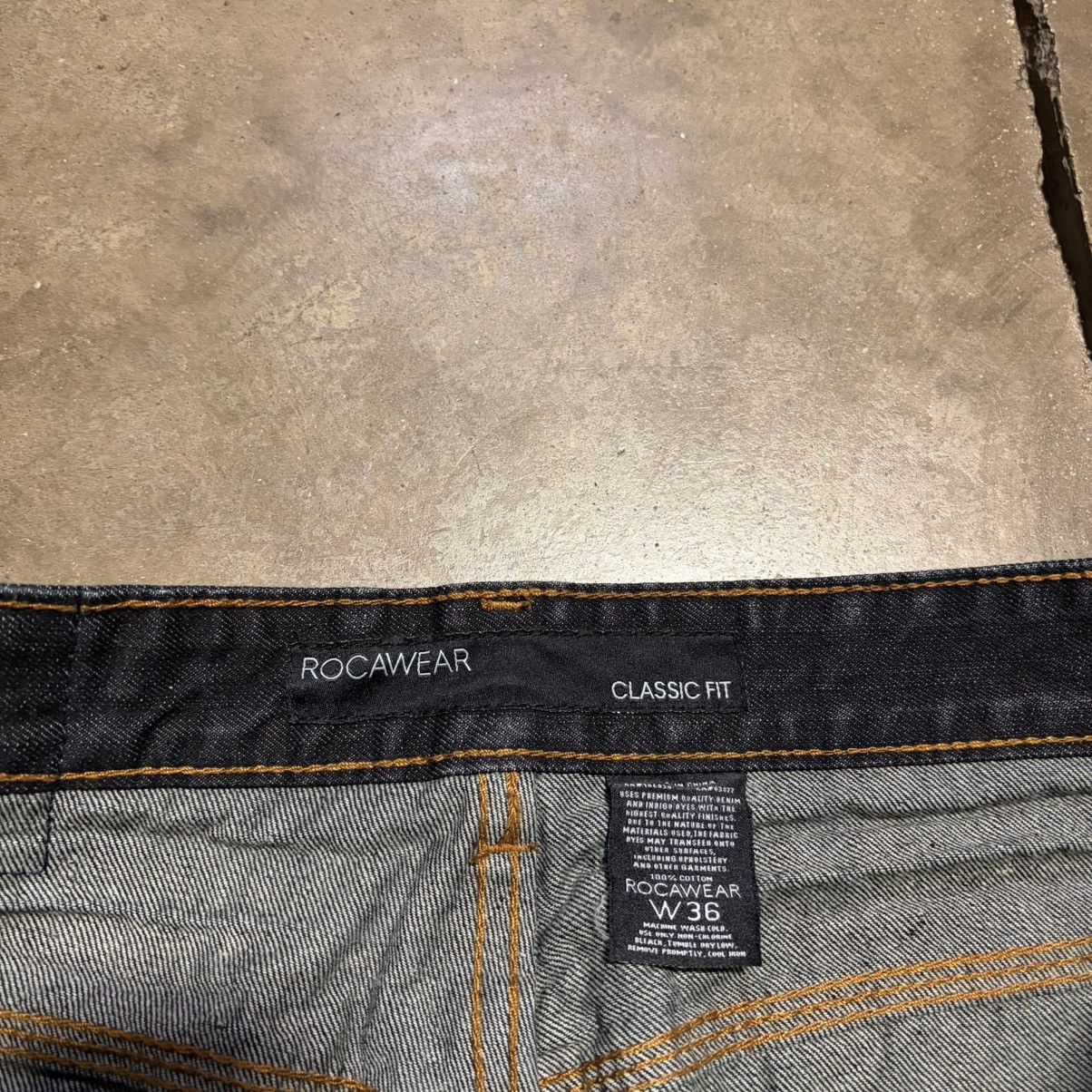 Rocawear Vintage Y2K Rocawear Baggy Denim Jeans Faded Wide Leg Skater Size US 36 / EU 52 - 14 Thumbnail