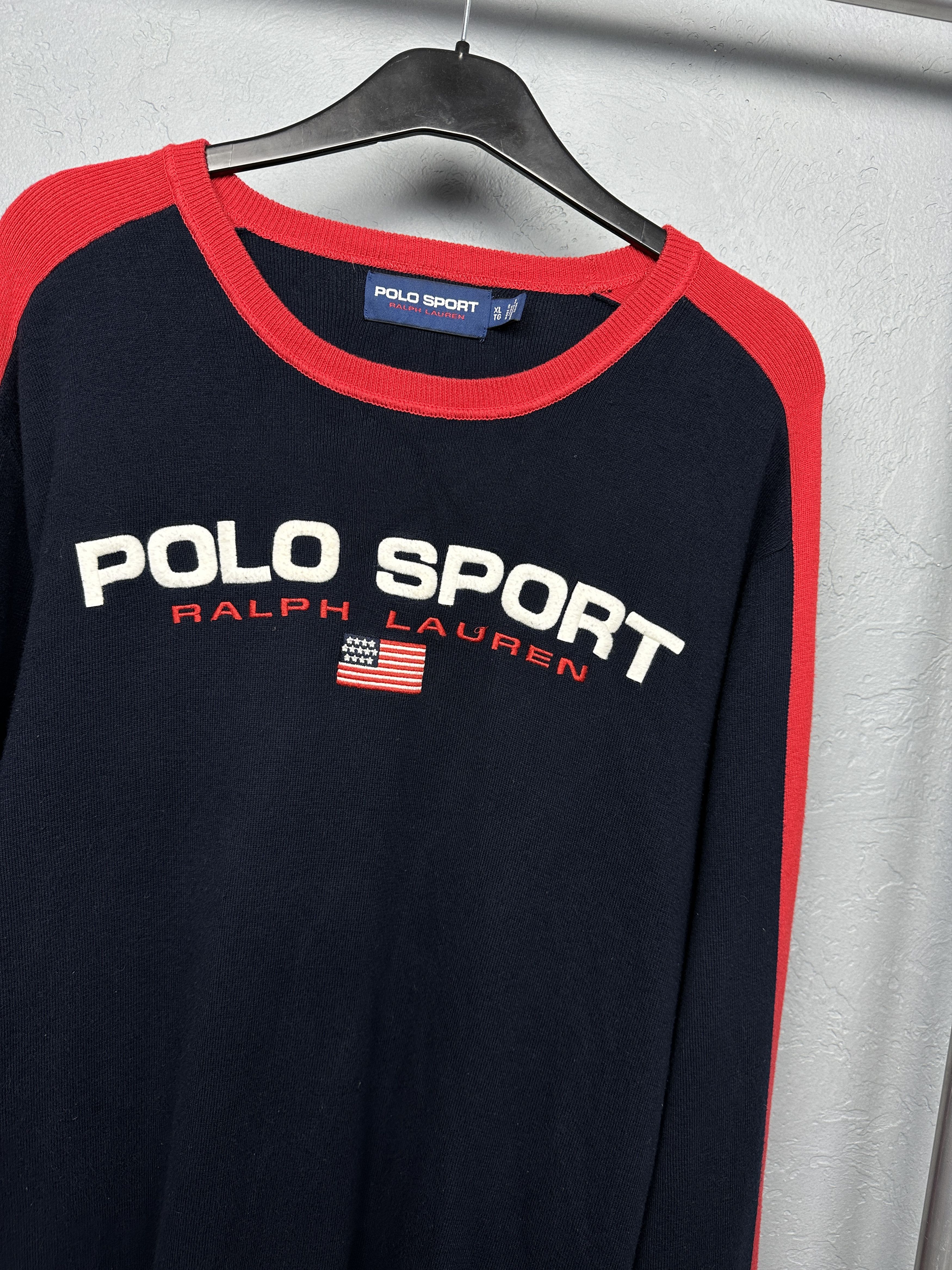 Polo Ralph Lauren Polo Sport Ralph Lauren 90s Vintage Mens Sweater Size US XL / EU 56 / 4 - 2 Thumbnail