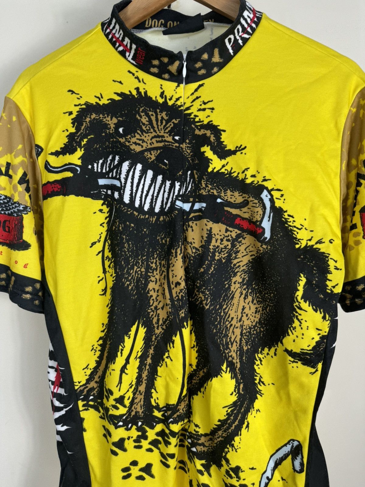 Vintage Primal Wear Cycling Jersey Mens Dog On Jersey Size US L / EU 52-54 / 3 - 2 Thumbnail
