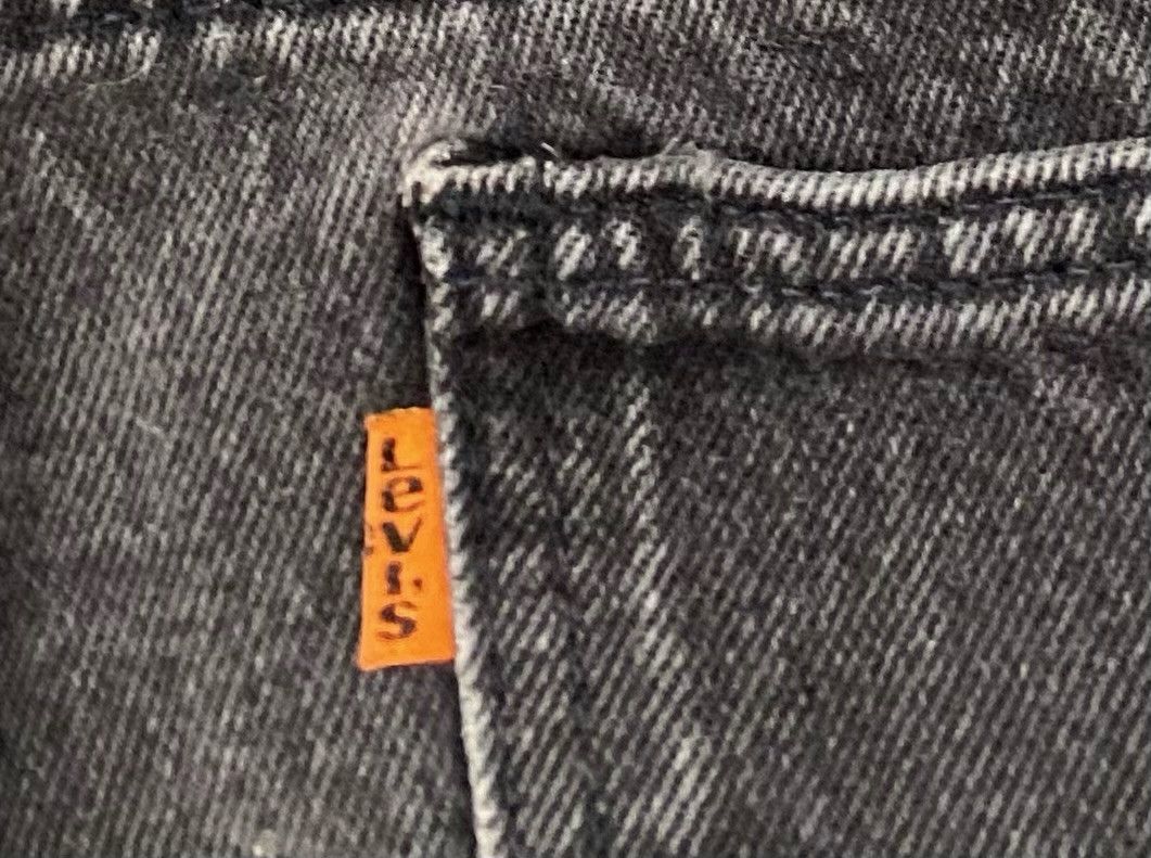 Levi's Vintage Clothing 90’s Levi's 550 Orange Tab Relaxed Black Jeans 38”x 31” Size US 38 / EU 54 - 7 Thumbnail