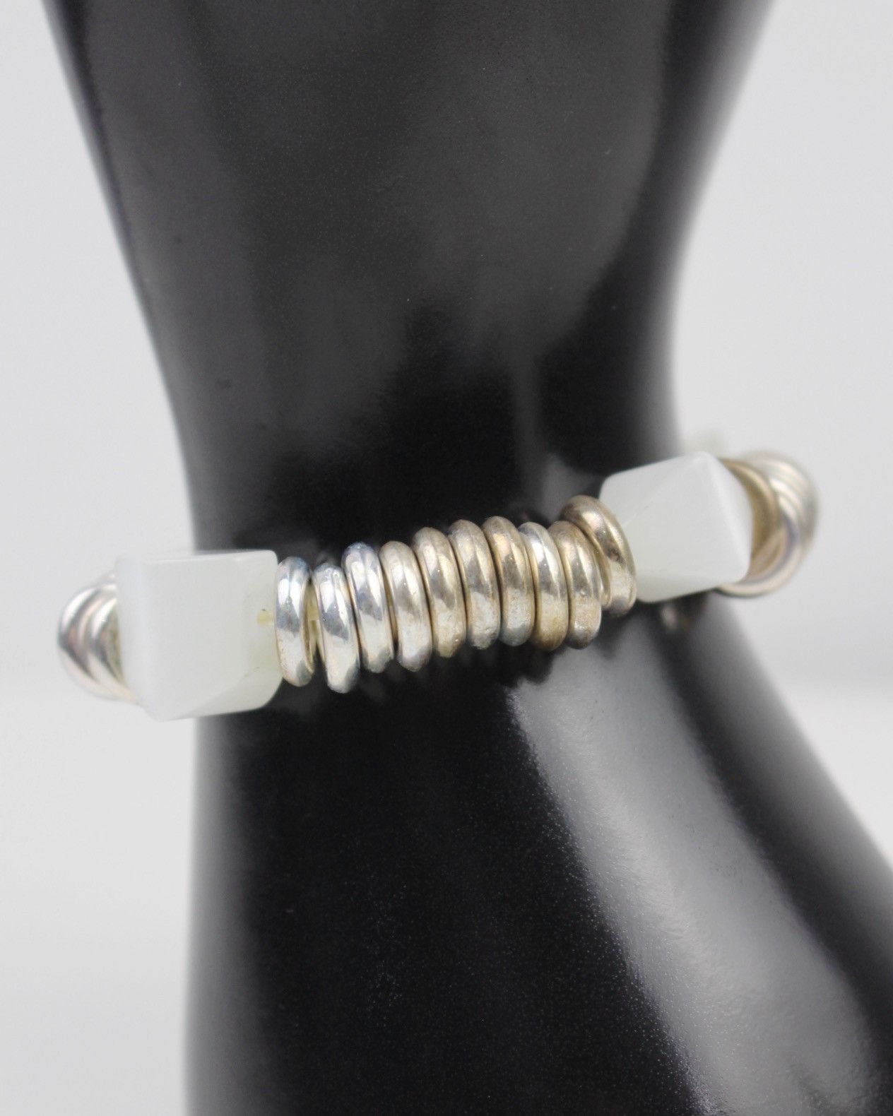 Japanese Brand 2000S JAPANESE MADE LUNA SILVER RINGS BRACELET Size ONE SIZE - 5 Thumbnail