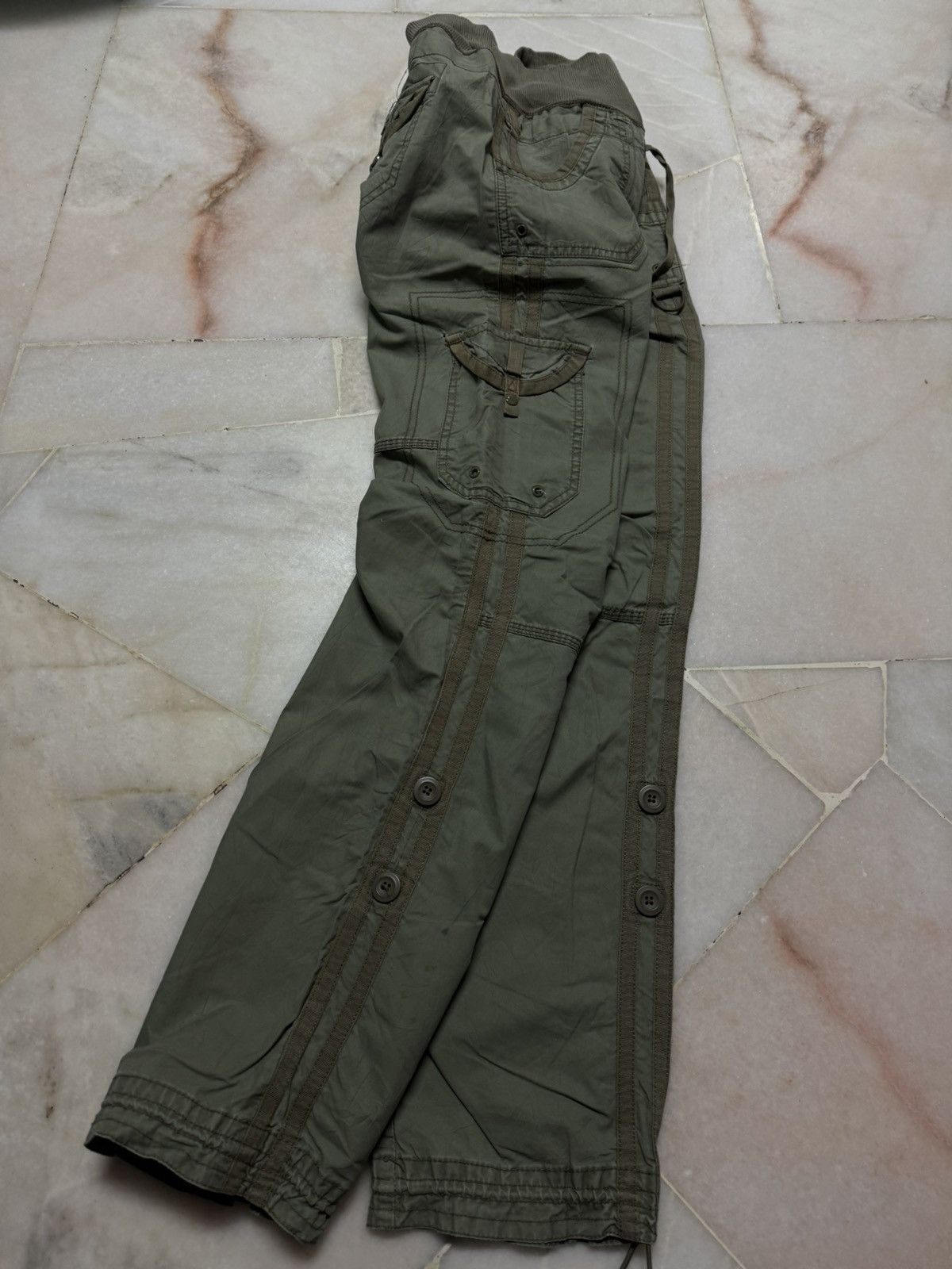 GOA GOA STYLE CARGO BONDAGE PARACHUTE GREEN BY GAP Size US 28 / EU 44 - 10 Thumbnail