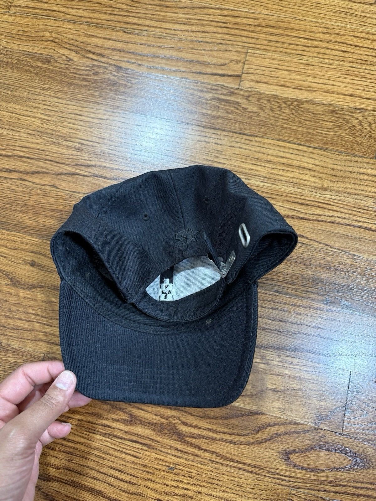 Marcelo Burlon MARCELO BURLON x Starter Baseball Cap Hat Black One Size Size ONE SIZE - 4 Thumbnail