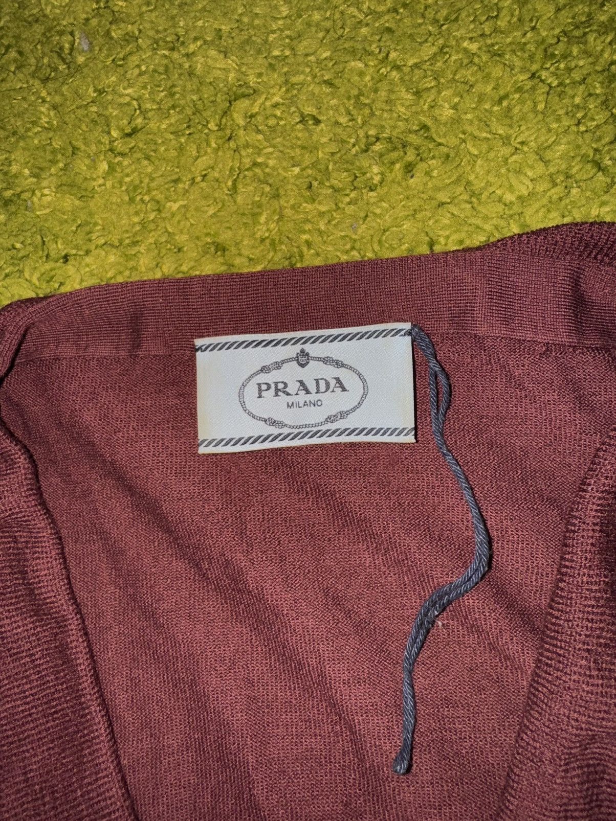 Prada Prada avant Garde 100% wool cardigan Size S / US 4 / IT 40 - 3 Thumbnail