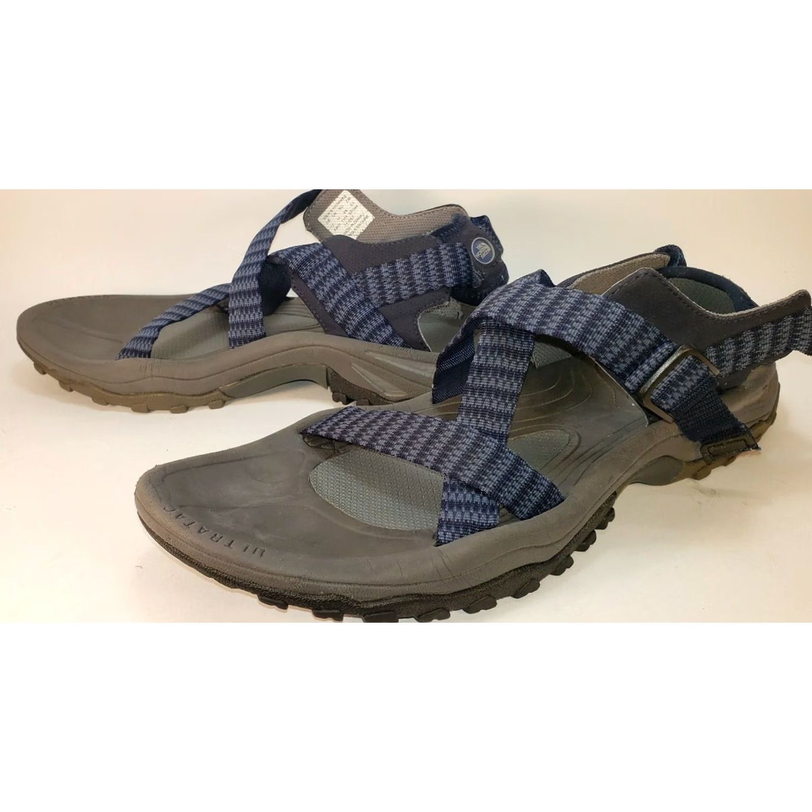 The North Face VINTAGE The North Face Ultratac Sport Sandal Men 12m 46EU Blue Straps Hook & Loop Size ONE SIZE - 2 Thumbnail