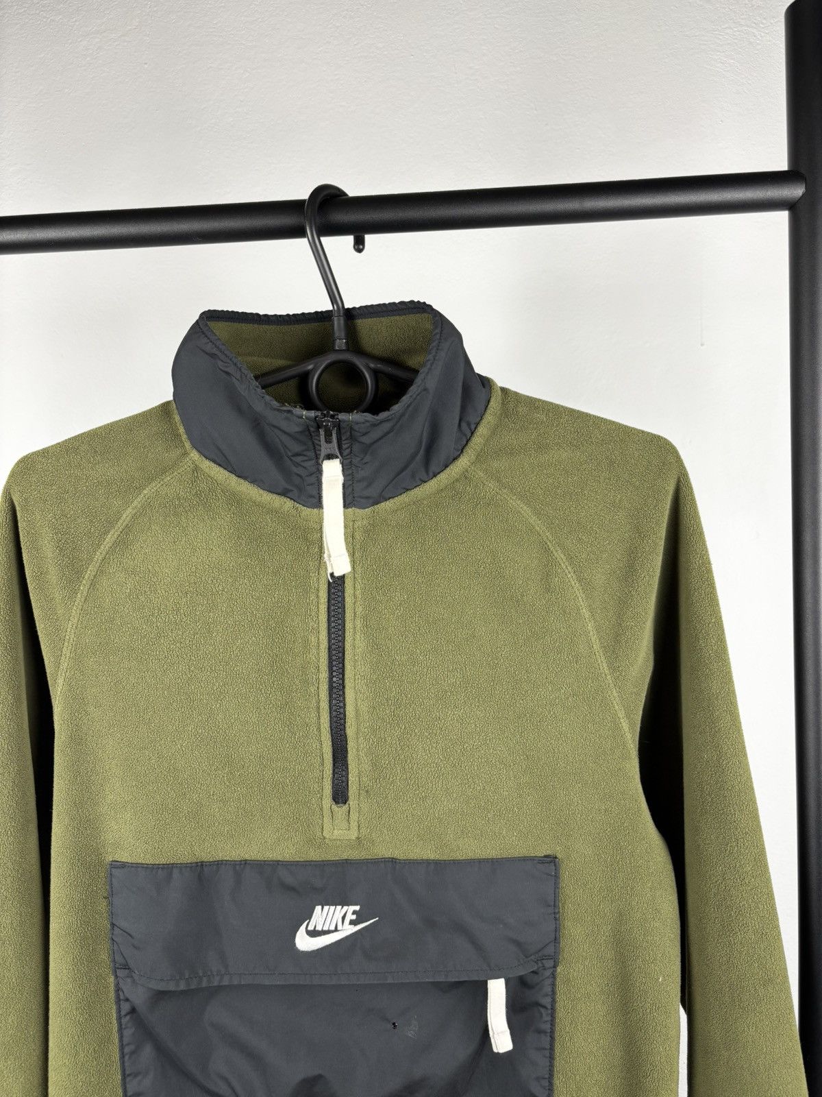 Nike Nike Half Zip Borg Sweet in Green size XS Size US XS / EU 42 / 0 - 4 Thumbnail