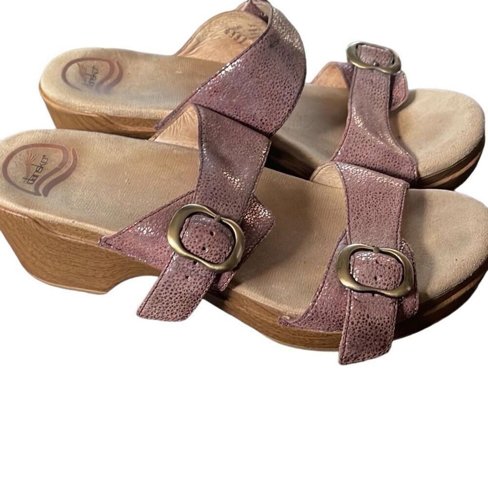 Dansko Dansko Sophie pink metallic slide size 40 or 9.5 Size US 9.5 / IT 39.5 - 2 Thumbnail