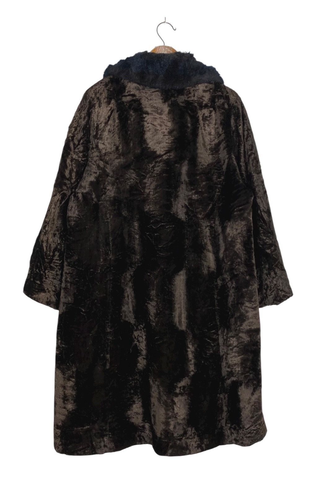 Vintage Rare‼️ Vtg Niccolina Monalisa Faux Fur Double-Breasted Coat Size L / US 10 / IT 46 - 4 Thumbnail