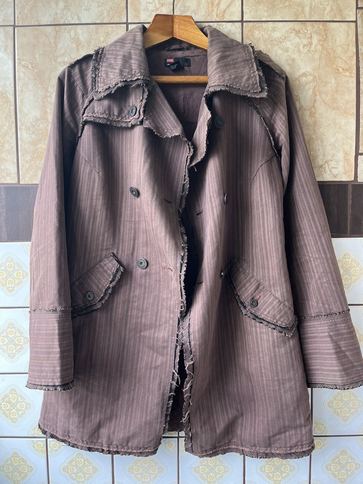 Diesel Diesel y2k vintage avan garde double breasted jacket Size L / US 10 / IT 46 - 6 Thumbnail