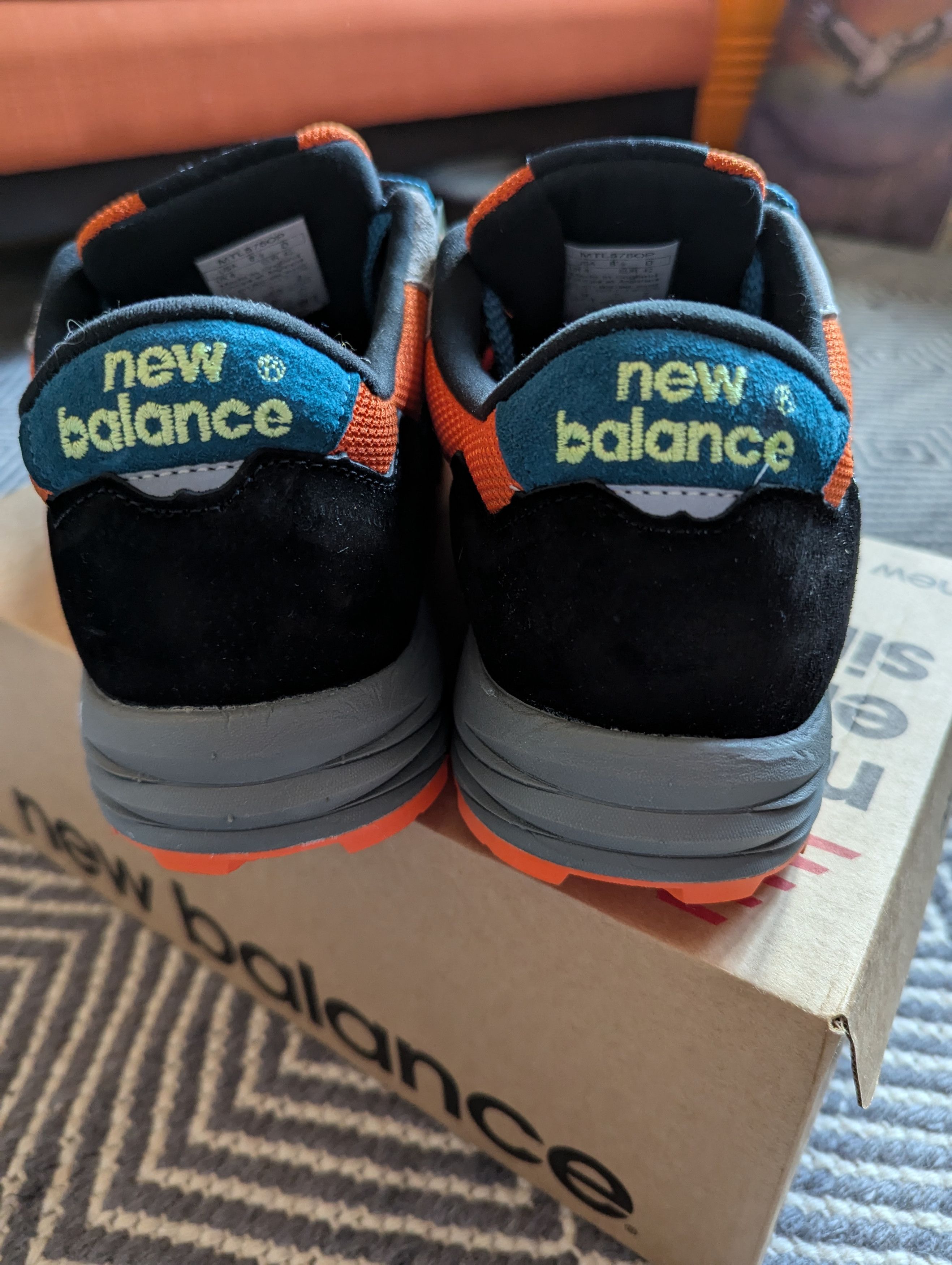 New Balance New Balance 575 Made In England 'Orange Petrol' Size US 8.5 / EU 41-42 - 4 Thumbnail