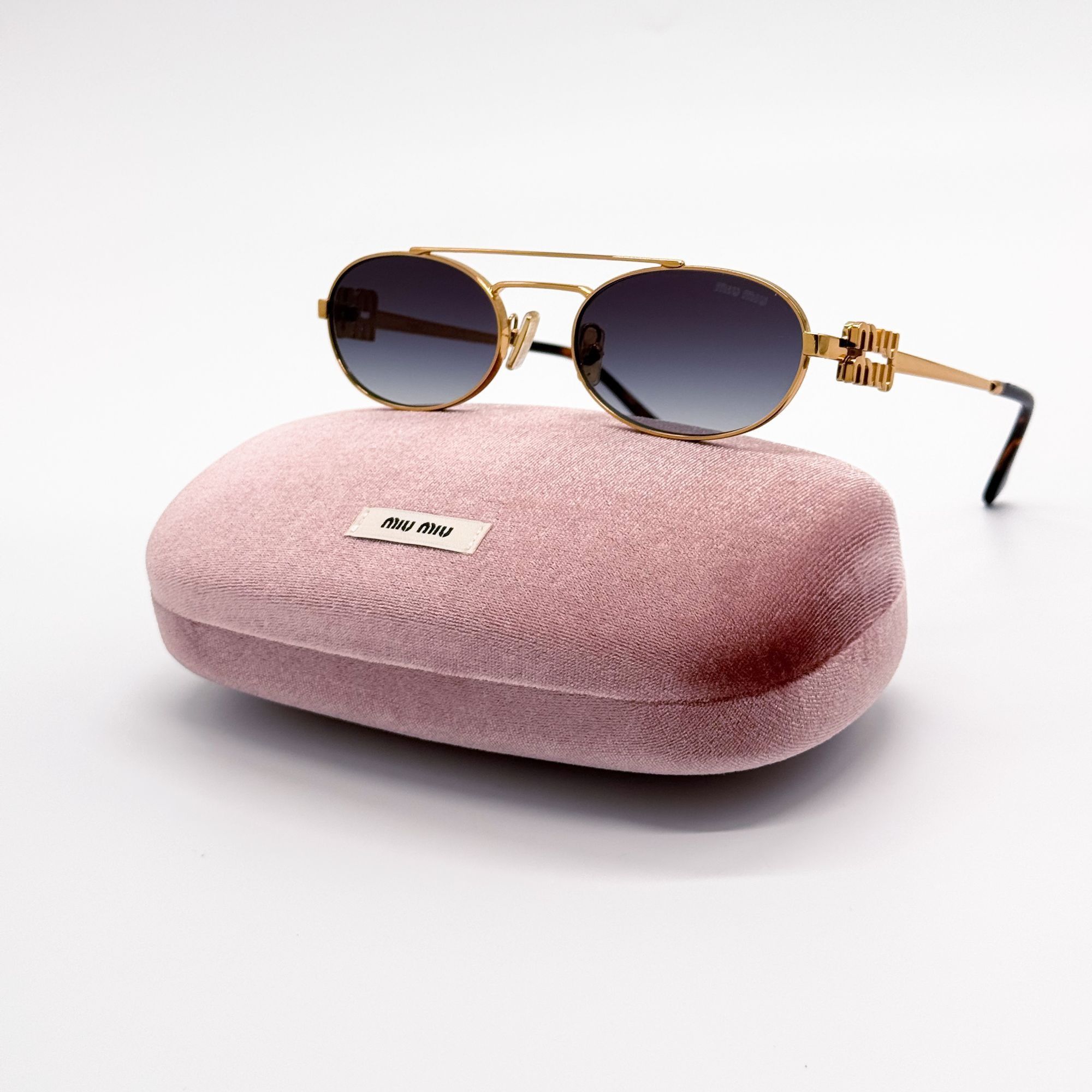 Miu Miu NEW MIU MIU SUNGLASSES MU54ZS 7OE5D1 GRAY MU 54ZS, SMU 54Z Size ONE SIZE - 1 Thumbnail