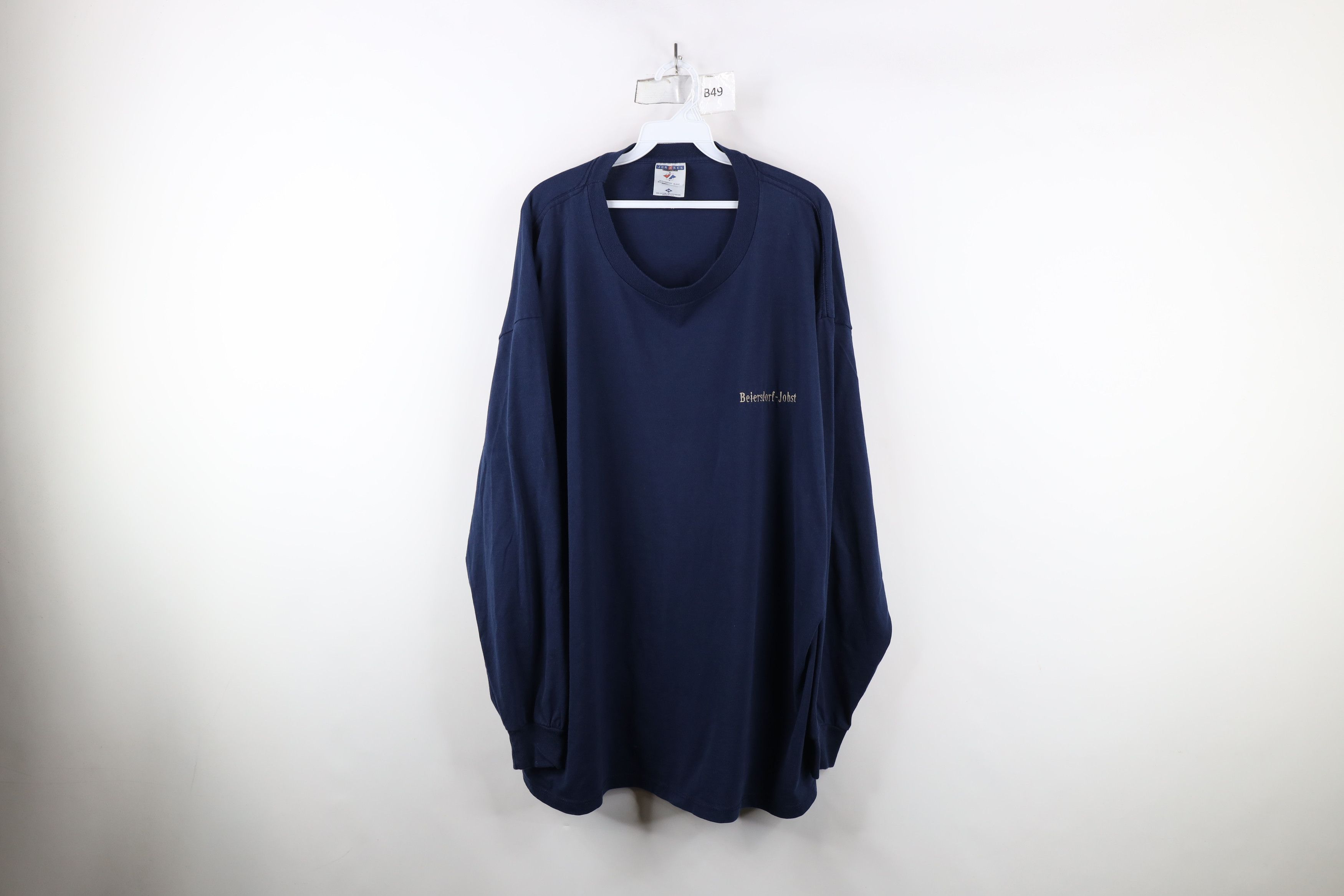 Vintage Vintage 90s Spell Beiersdorf Jobst Long Sleeve T-Shirt USA Size US XXL / EU 58 / 5 - 1 Thumbnail