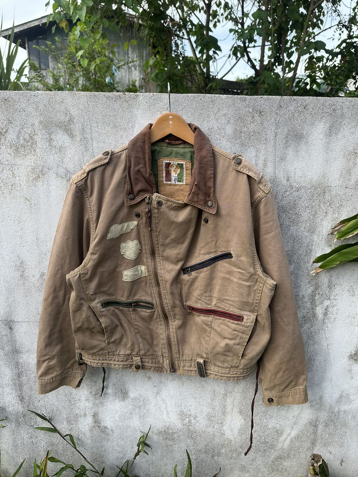 Vintage Machope Double collar jacket Size US L / EU 52-54 / 3 - 5 Thumbnail