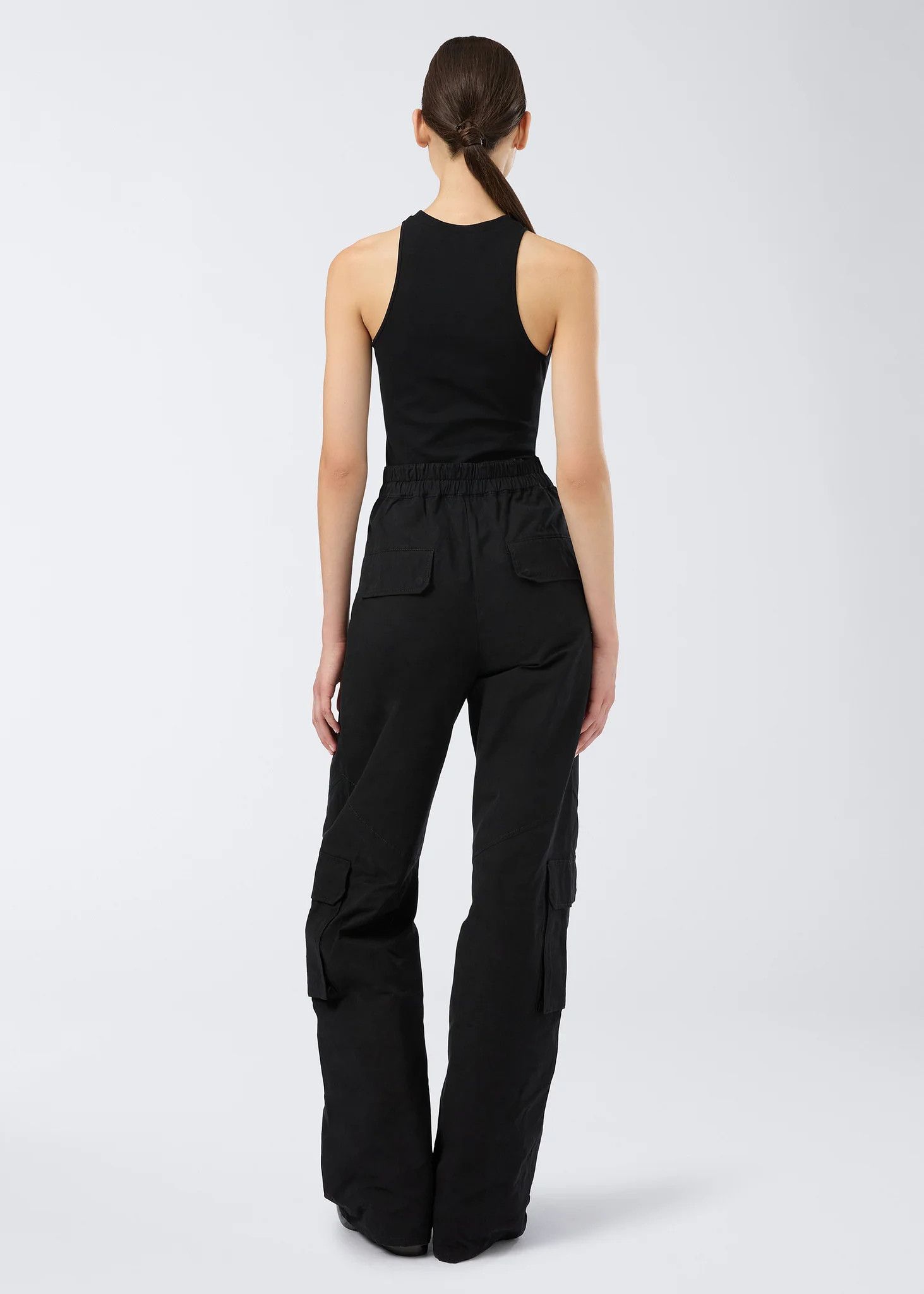 THE ANDAMANE o1s22i1n1024 Aviator Sarah Pants in Black Size 27" / US 4 / IT 40 - 4 Thumbnail