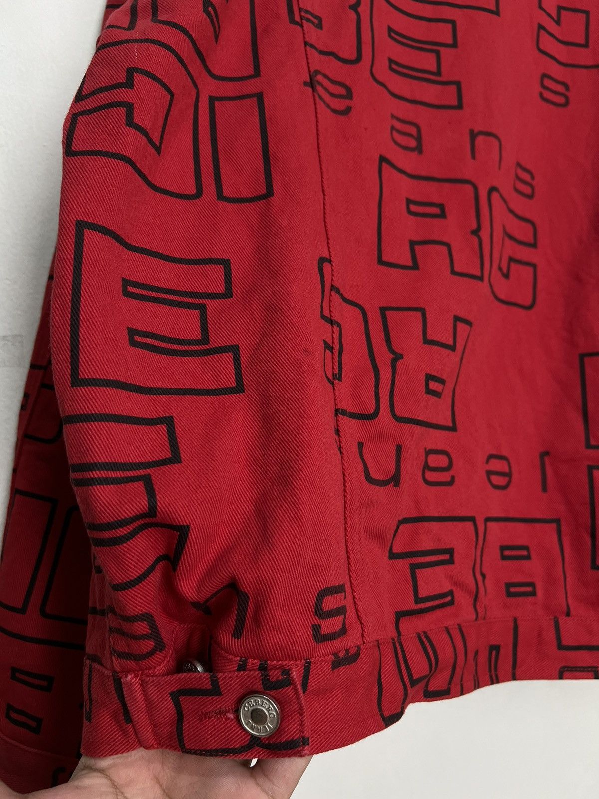 Iceberg × Vintage Iceberg Jeans 90’s Block Spellout Jacket Size US XL / EU 56 / 4 - 5 Thumbnail