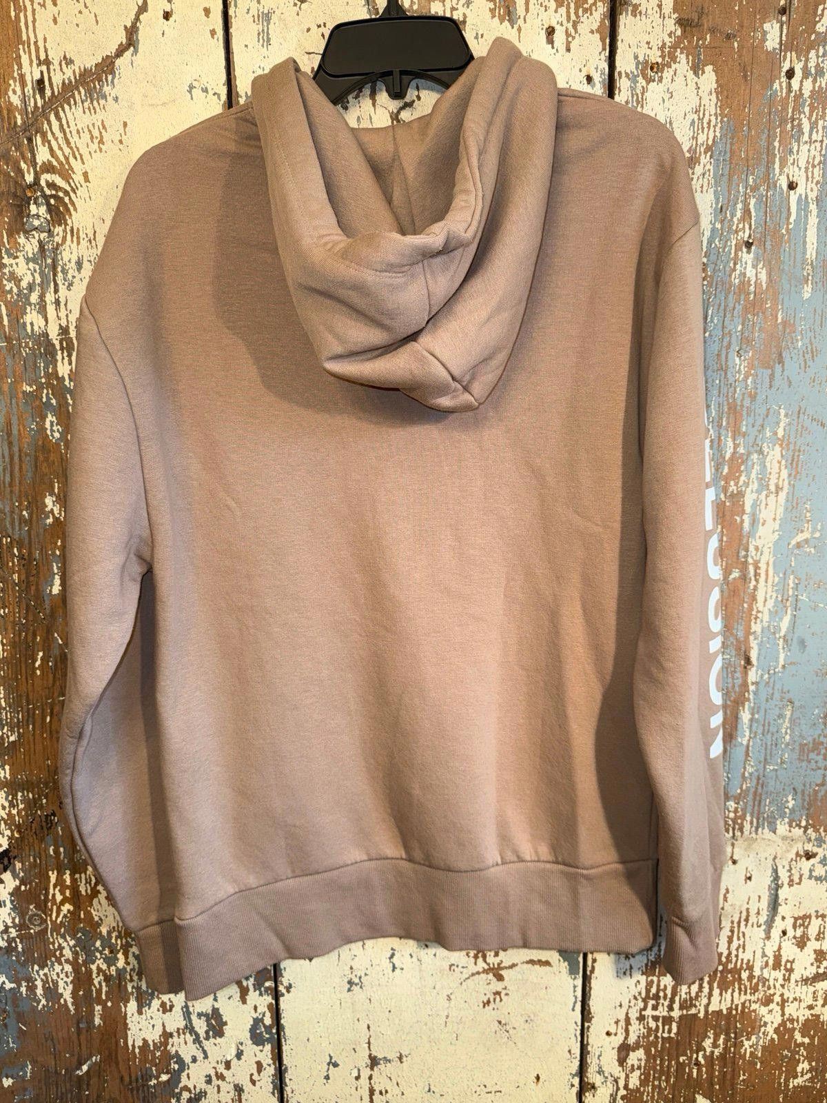 Designer COLLUSION unisex logo hoodie in brown/tan, size small Size US S / EU 44-46 / 1 - 7 Thumbnail