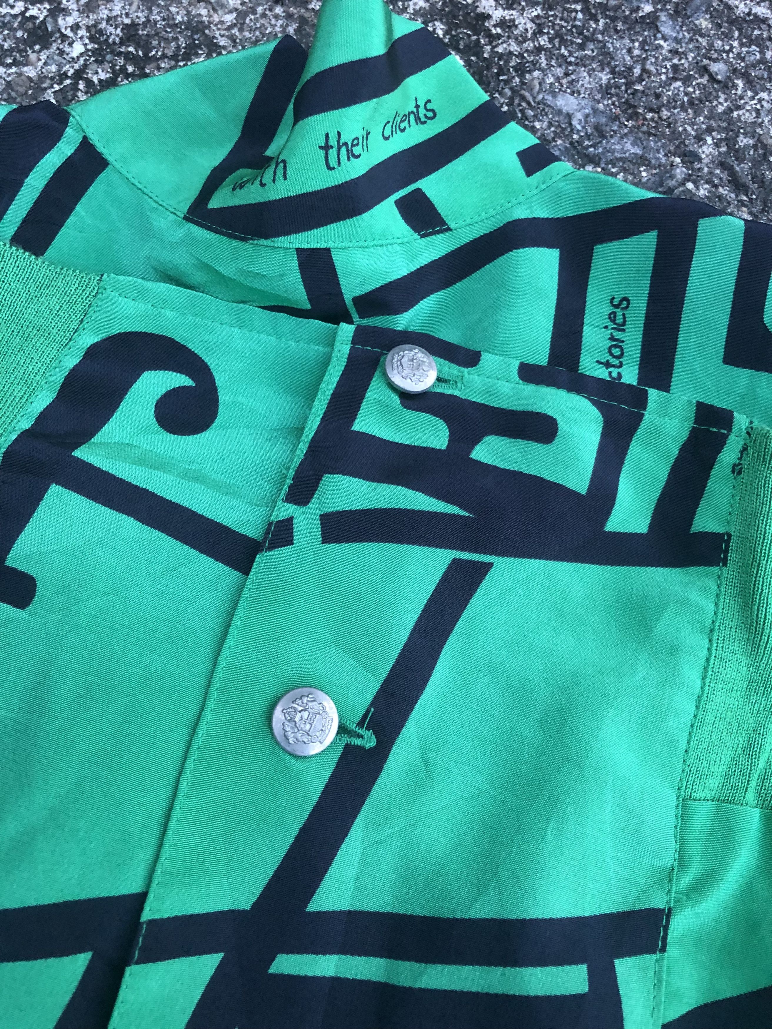 Vintage 🔥Vintage ANDY WARHOL'S FACTORIES Satin Button-down Blouse Size L / US 10 / IT 46 - 11 Thumbnail