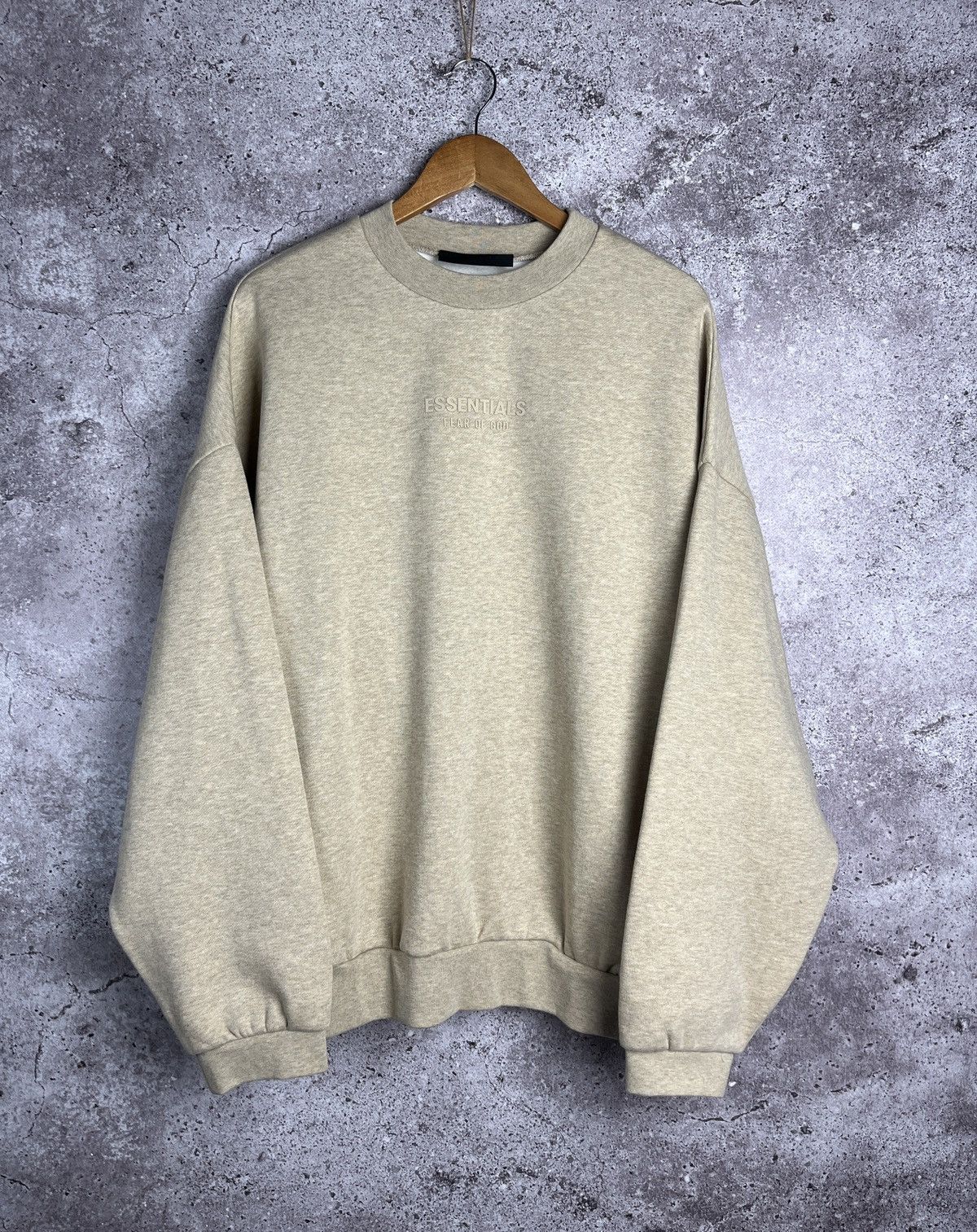 Fear of God Fear Of God Essentials Classic Fit Fleece Crewneck Size US M / EU 48-50 / 2 - 1 Thumbnail