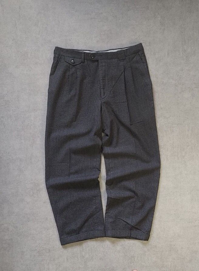 Burberry × Burberry Prorsum × Vintage Vintage 90s Burberrys Suit Casual wool Pants Size US 33 - 1 Thumbnail