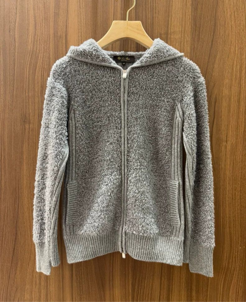Loro Piana Loro Piana Gray Teddy Cashmere Cardigan - dmc Size US M / EU 48-50 / 2 - 1 Thumbnail